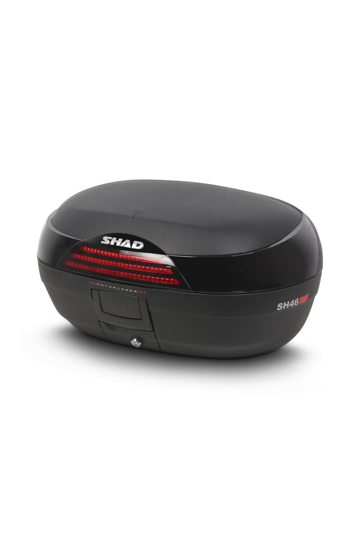 Shad SH-46 MOTOSİKLET ARKA ÇANTA BLACK RED