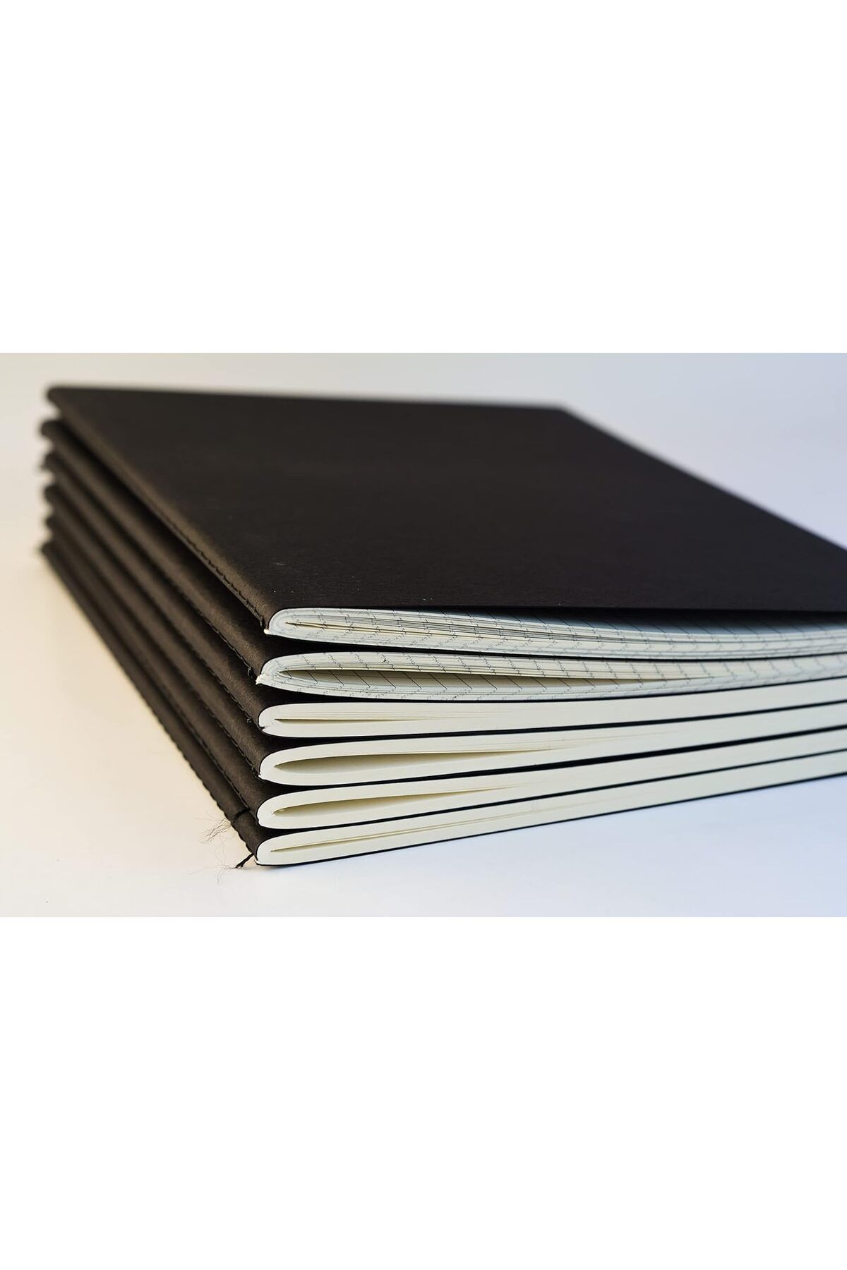 DERİK Derik Tanıtım 4 Adet Çizgisiz Terzi Dikişli Defter, A5 Boyutunda, Ofis İçin İdeal, Planlayıc