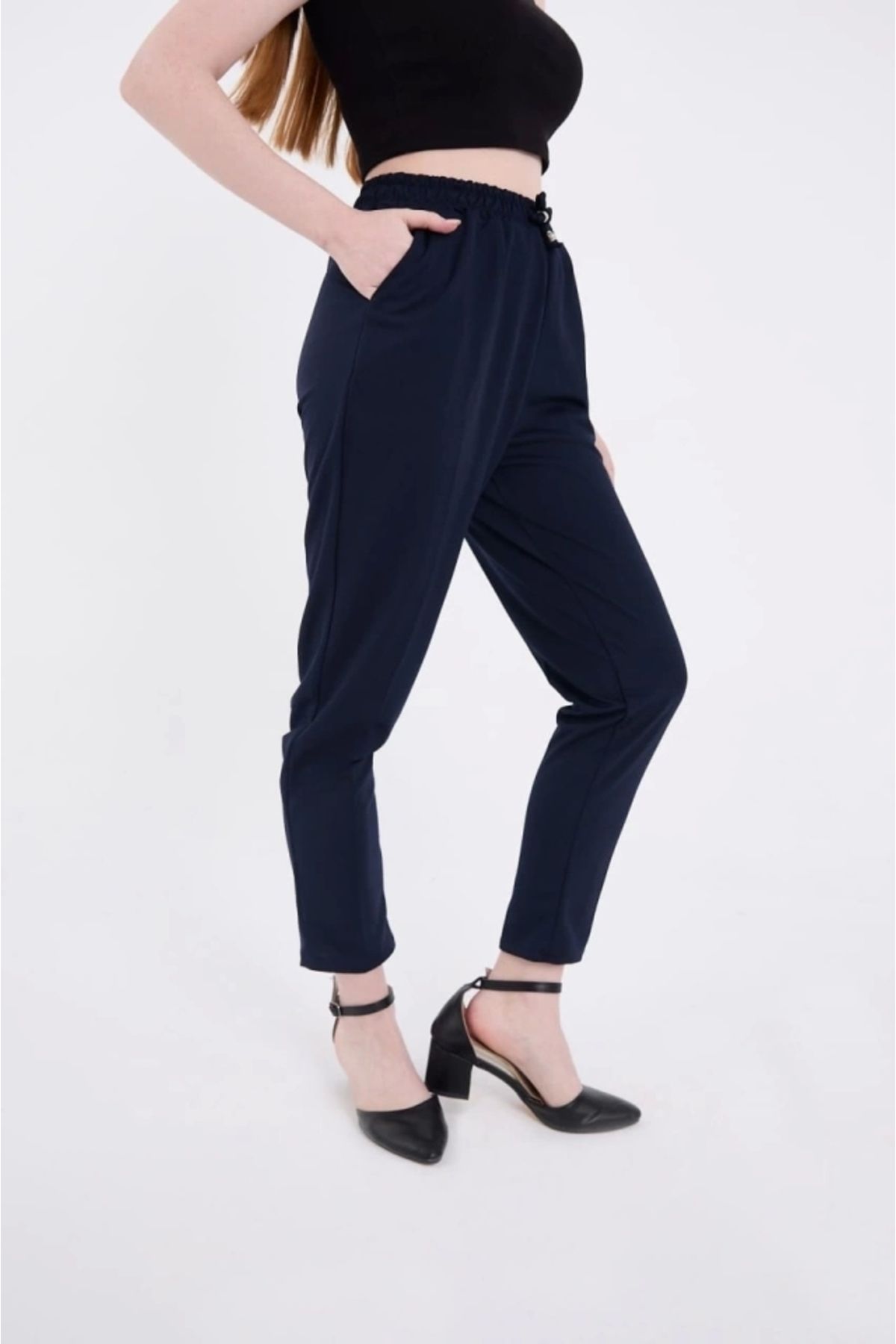 nedo7 Tam Kalıp Basic Eşofman Pantolon - Lacivert