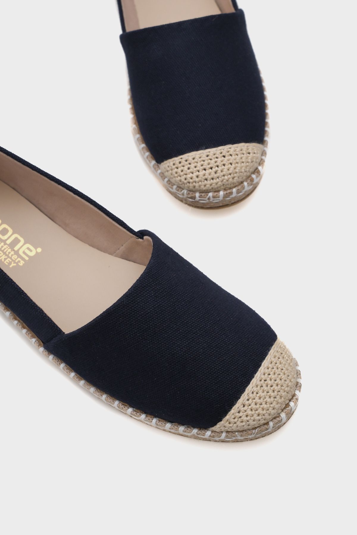 اسپادریل آبی زنانه Pasarella Kenten Espadril اورجینال Capone Outfitters