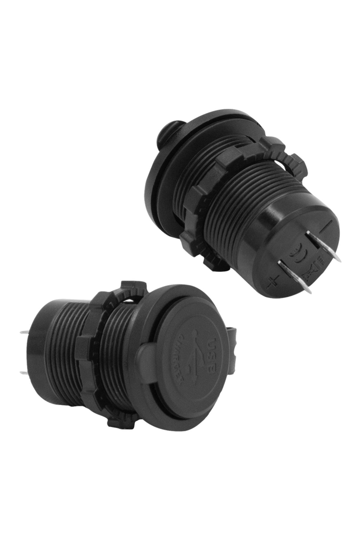 Emperium IC-266C PANO TİPİ USB 8-32V GİRİŞ 5V 1A / 5V 2.1A ÇIKIŞ KULAKSIZ 30MM USB (5122)