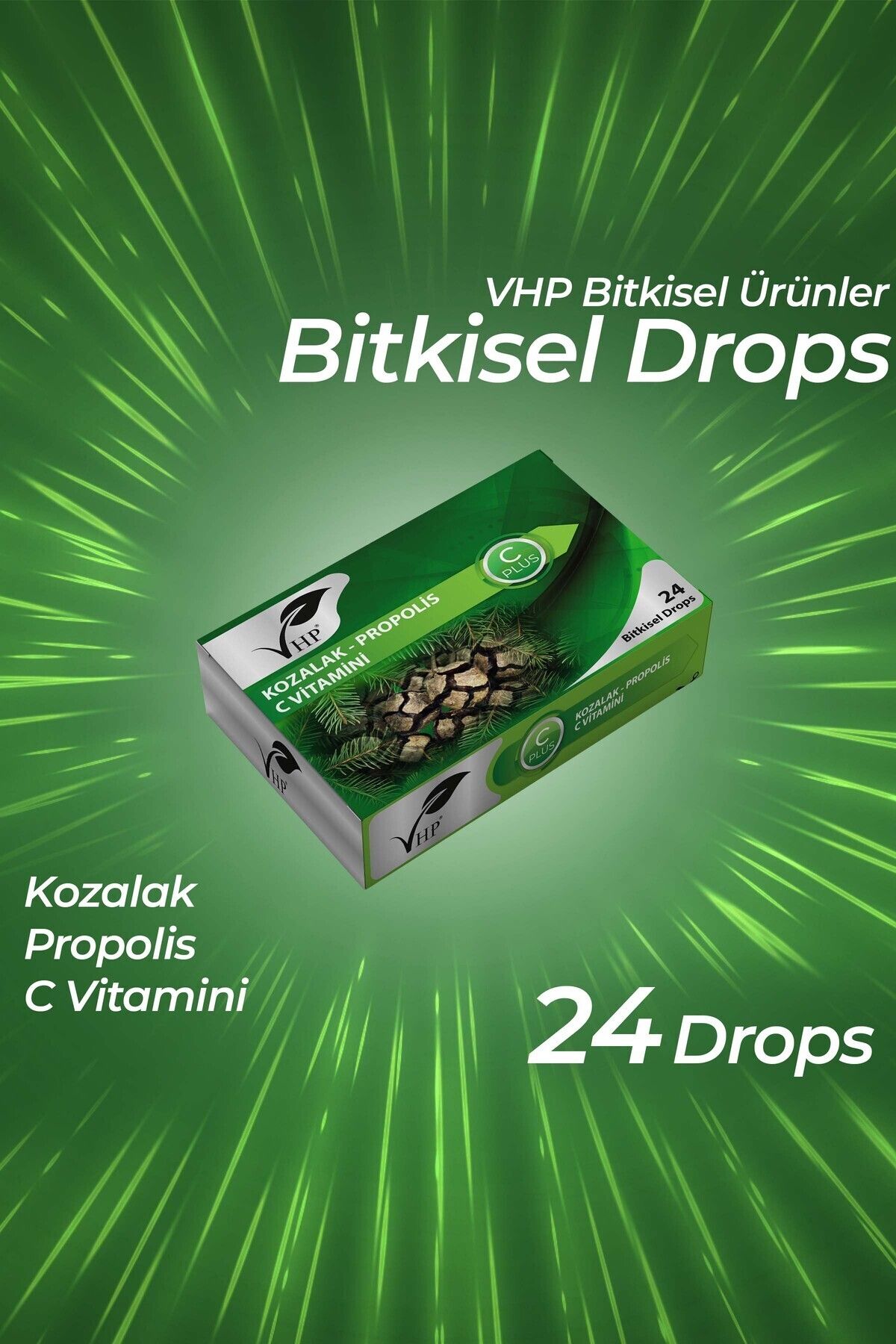 VHP Kozalak Propolis Bitkisel Drops 60 gr