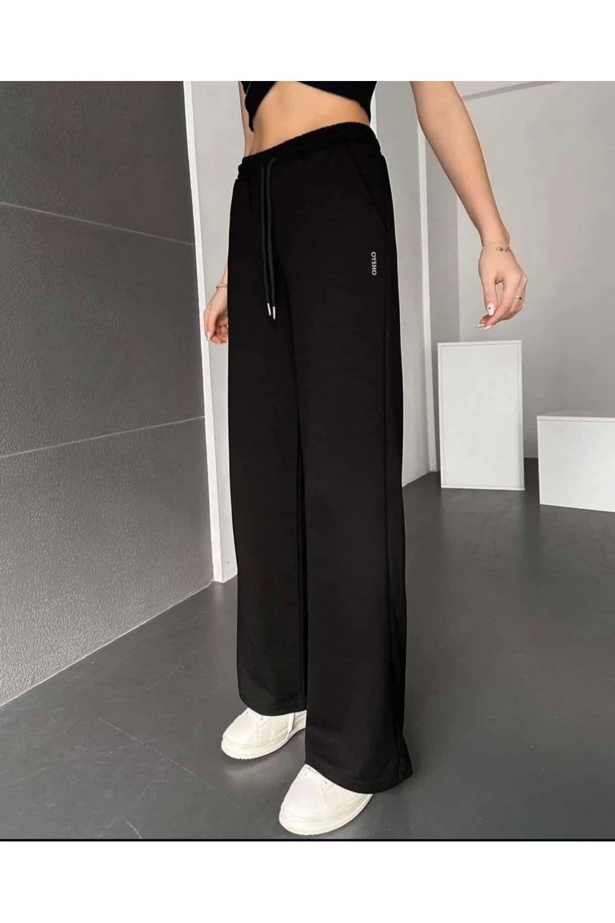 Shop58 palazzo pantolon siyah