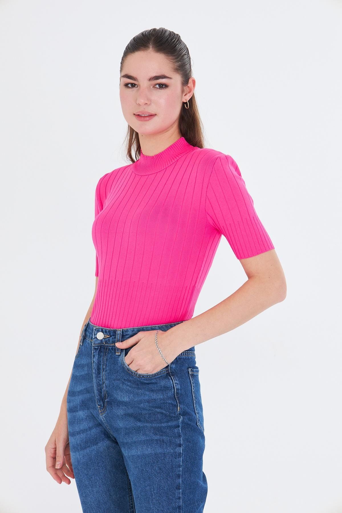 TIFFANY&TOMATO Yarım Balıkçı Kısa Kol Triko