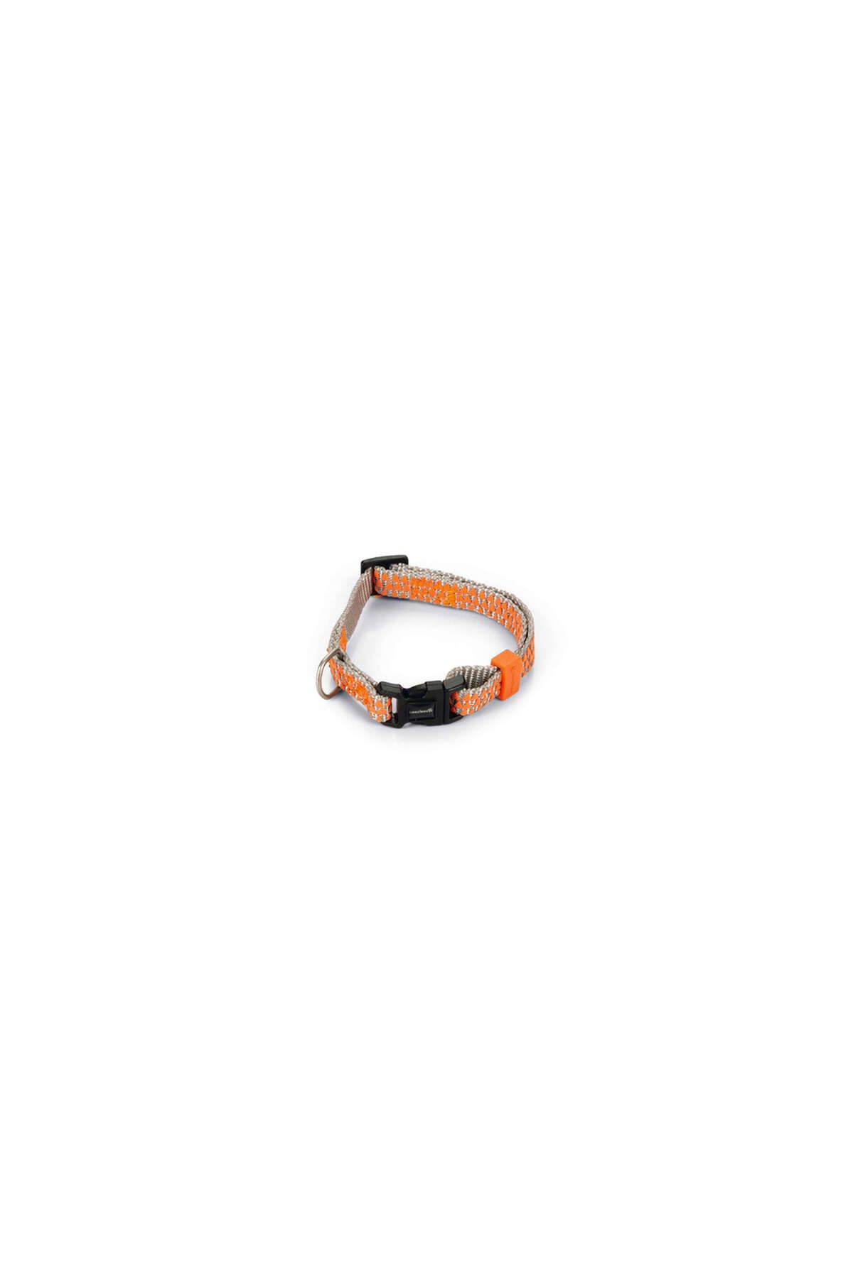 Beeztees Köpek Boyun Tasması, Açık Gri Turuncu, 20-30cm SVLRS