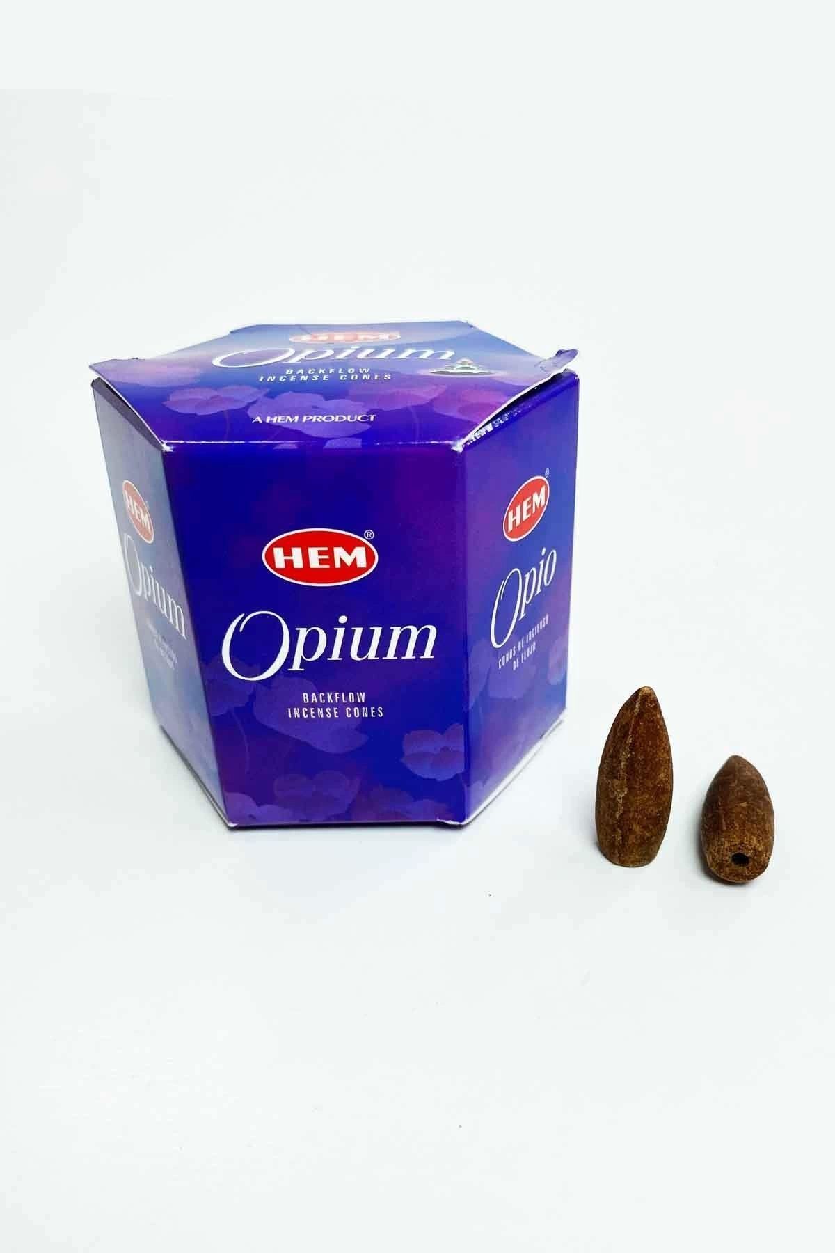 YenisiniAl 10 Adet Geri Akış Backflow Şelale Tütsü Konisi Tütsü Back Opium Çiçeği Kokulu