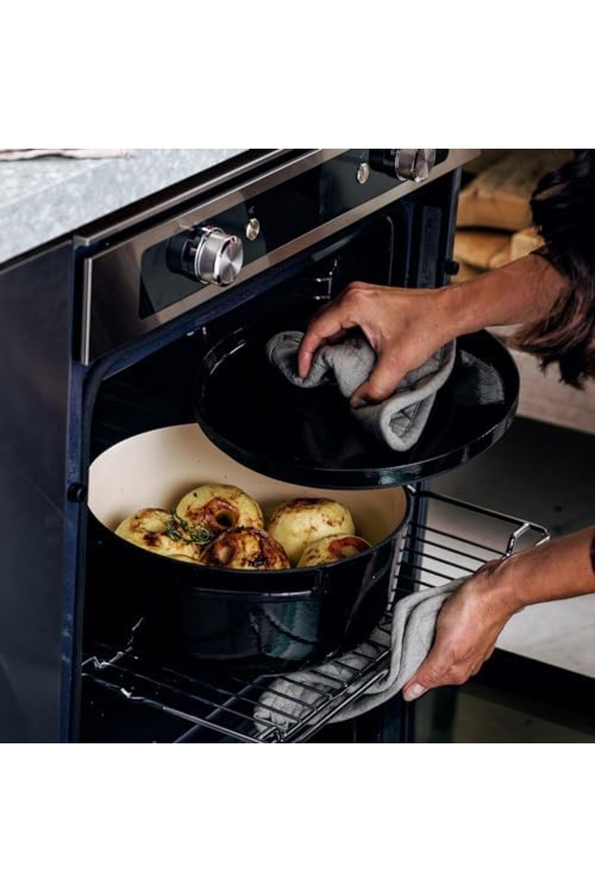 DERİK-Derik Cast Iron 26 Cm/5,2 L Pot with Lid, Quality, Sturdy and Long-Lasting, Frying, Frying 2