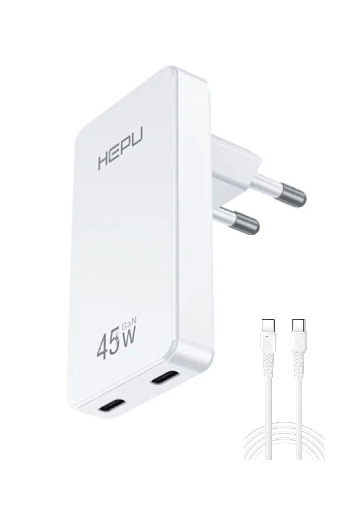 Blackbird Game Center Yeni Nesil 45W GAN 2 x Typ-C PD Şarj Adaptörü Hepu Hp-C33