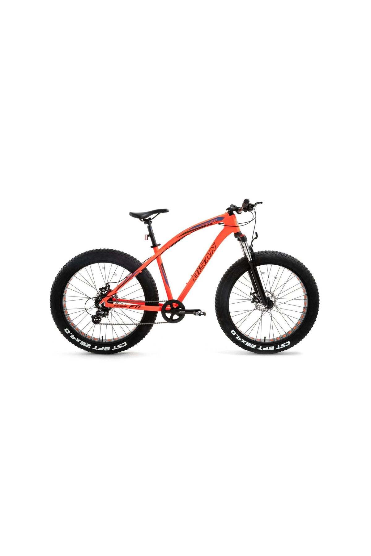 Bisan BİSAN SAVAGE FT1 FAT BİKE NEON TURUCU 26 JANT ALTUS 1X8 VİTES KADRO 18-46CM BLC