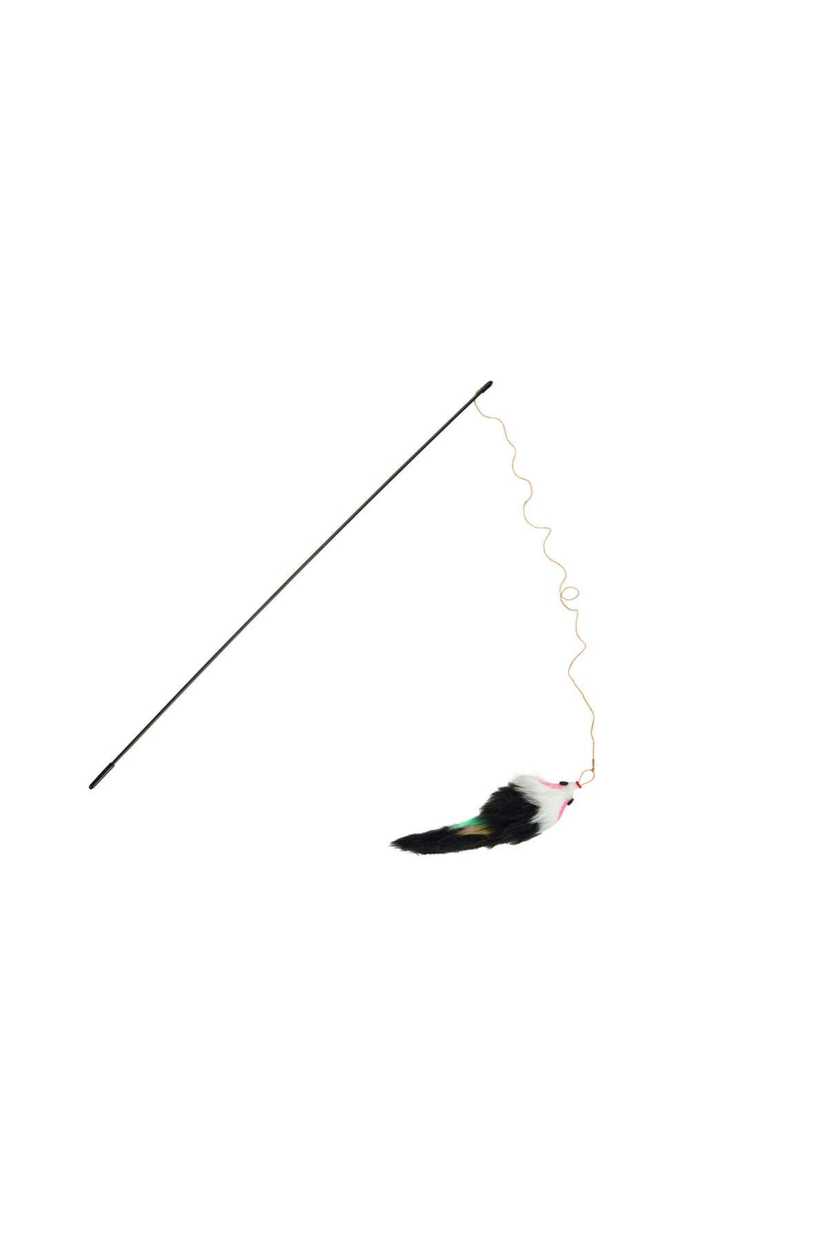 Beeztees Kedi Oltası, Peluş Fare Uc-14cm, Dayanıklı ip, 50cm SVLRS