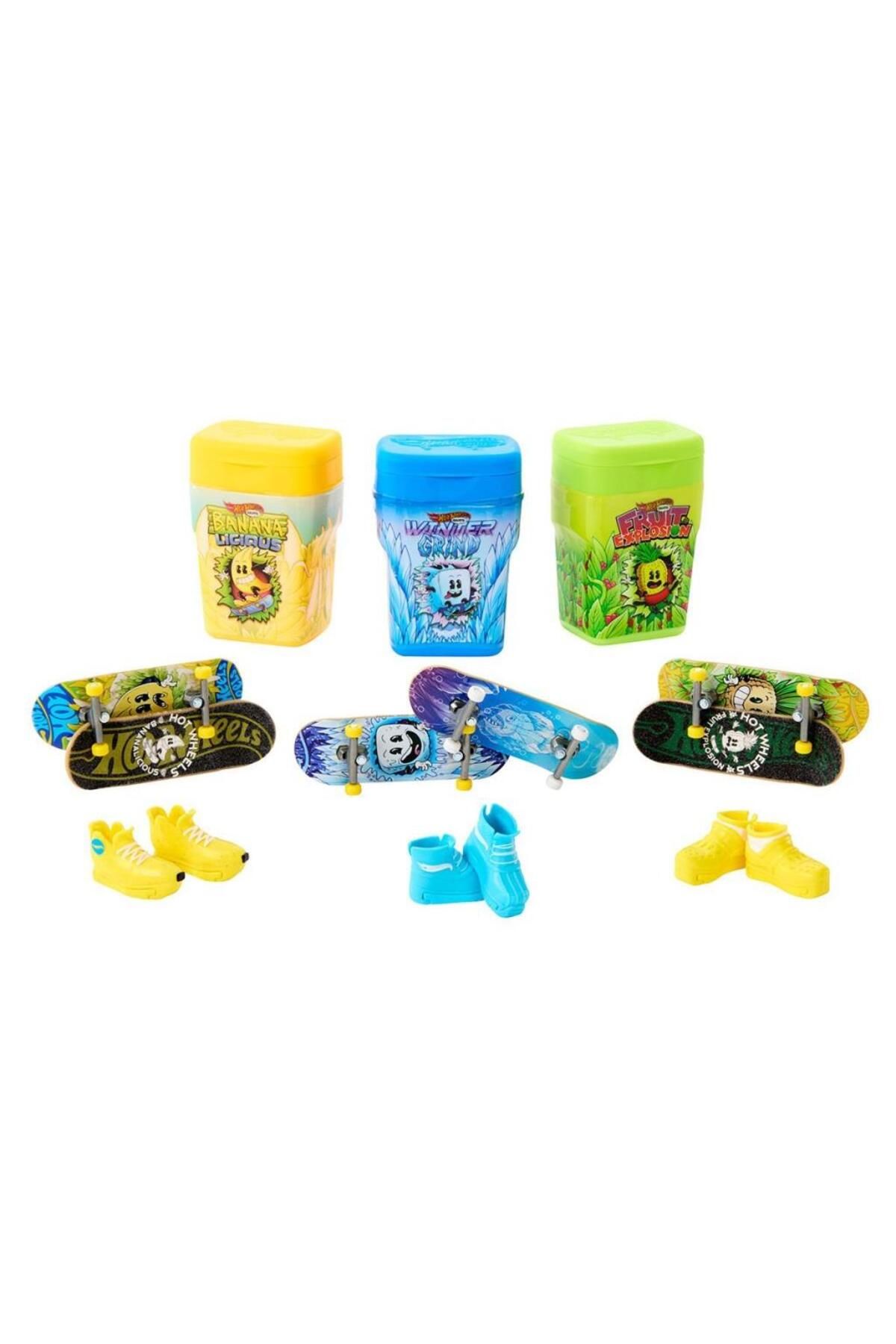 Shop58 NessiWorld HTP10 Hot Wheels Skate İkili Parmak Kaykay Kutusu (Aromalı Sakız Kutusu Temalı)