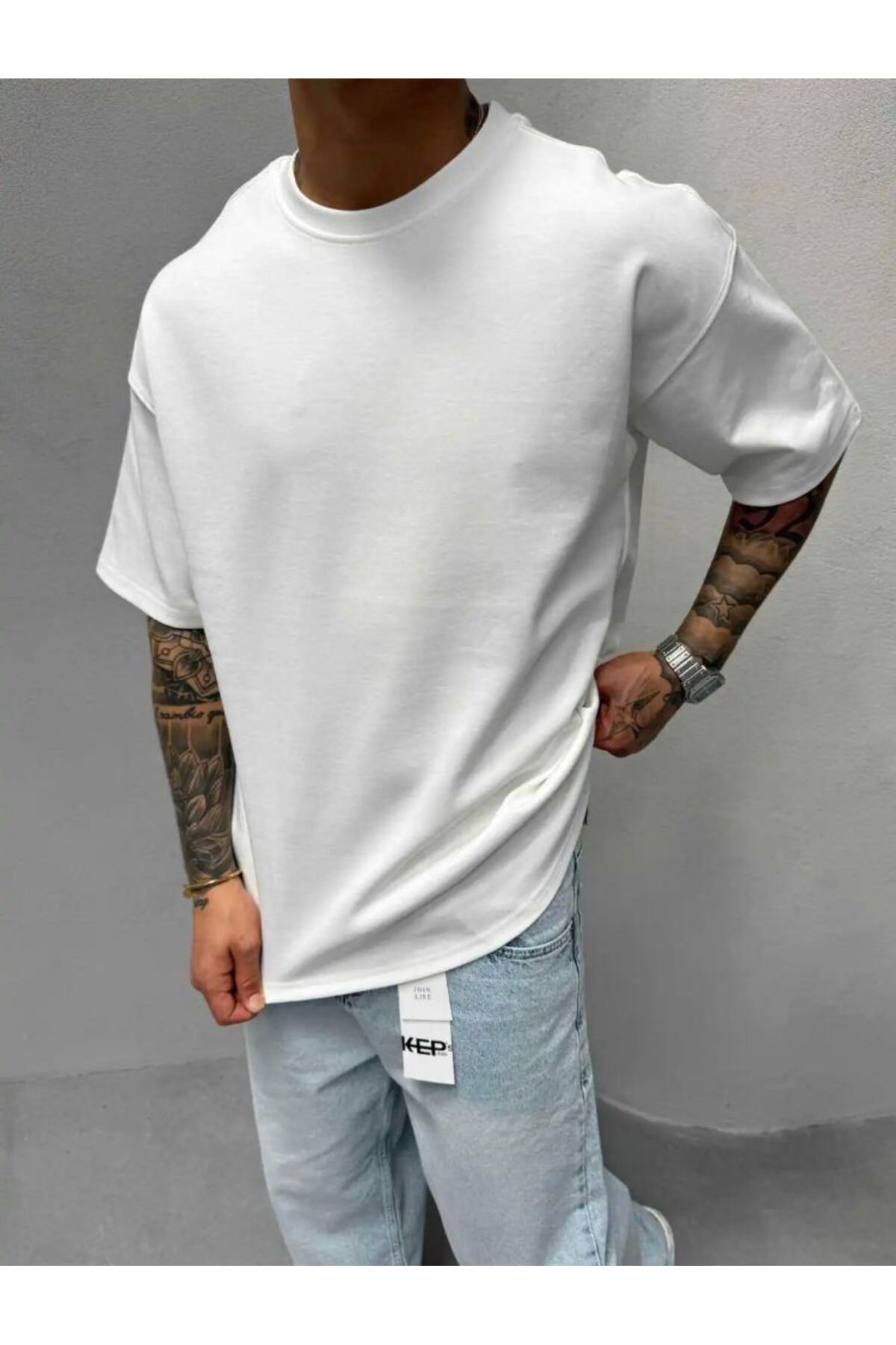 BAGGY Kalın Kumaş Oversize T-Shirt