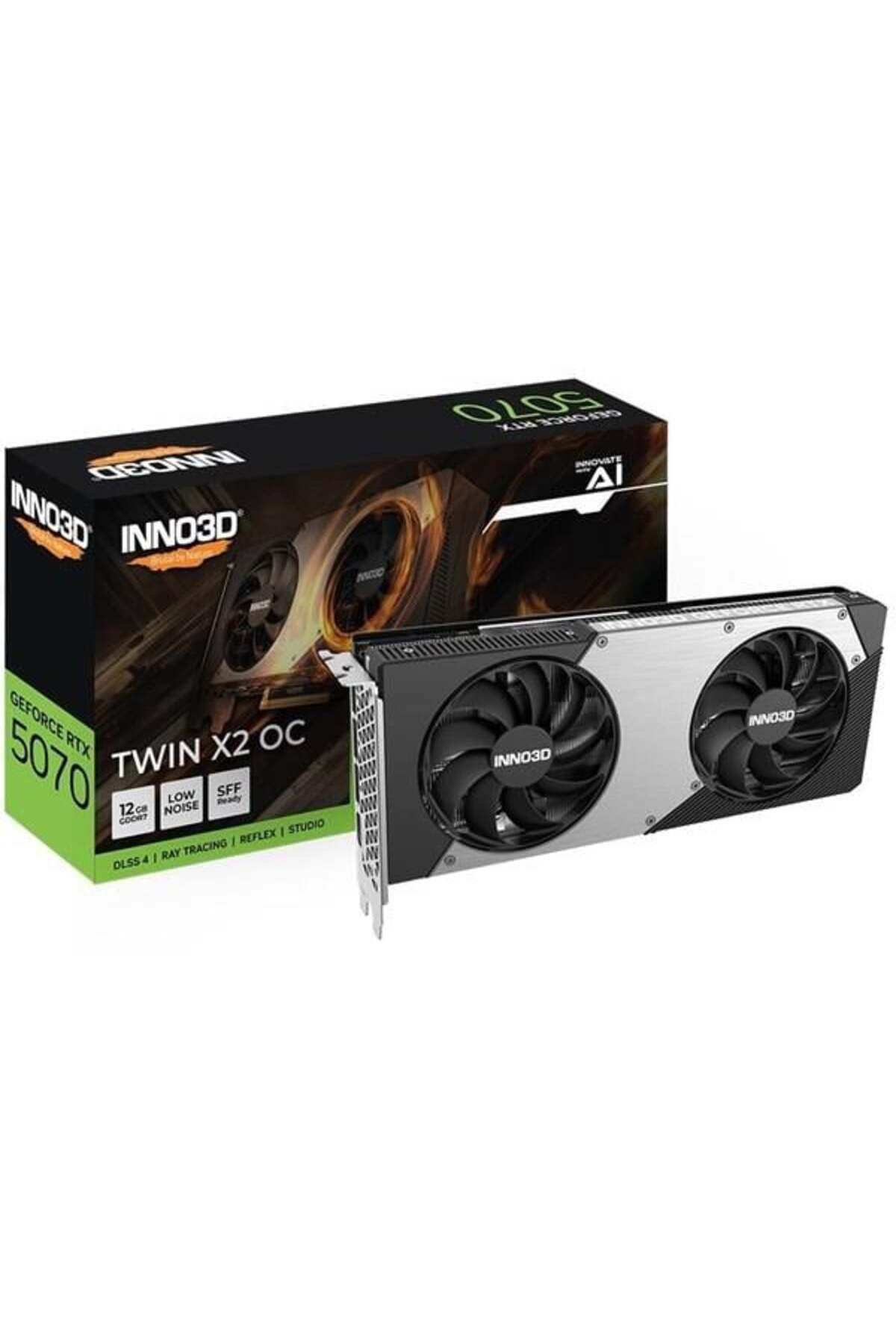 INNO3D Rtx5070 12gb Twın X2 Oc N50702-12d7x-195064n Gddr7 192bit Hdmı Dp Pcıe 5.0