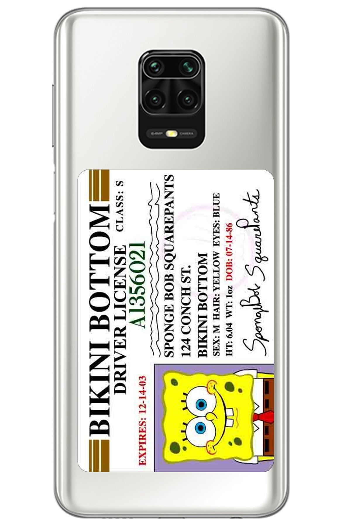 WANNA PROTECT Xiaomi Redmi Note 9 Pro Driver Desenli Desenli Şeffaf Silikon Kılıfı