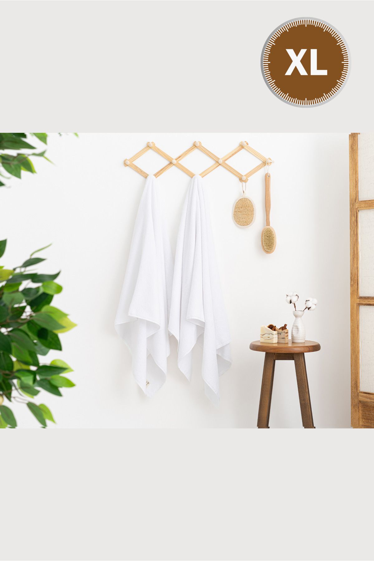 Rikka Home Coresoftair %100 Pamuk, Ekstra Yumuşak, 2li XL Banyo Havlusu Seti (2'li - 90x150 cm)