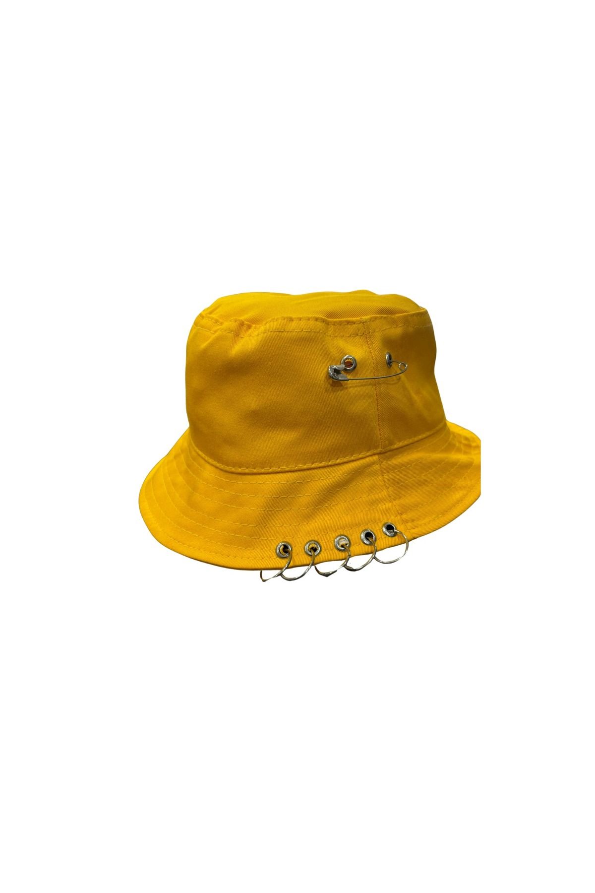 Bijutek Unisex 5 Halka Piercingli Bermuda Şapka