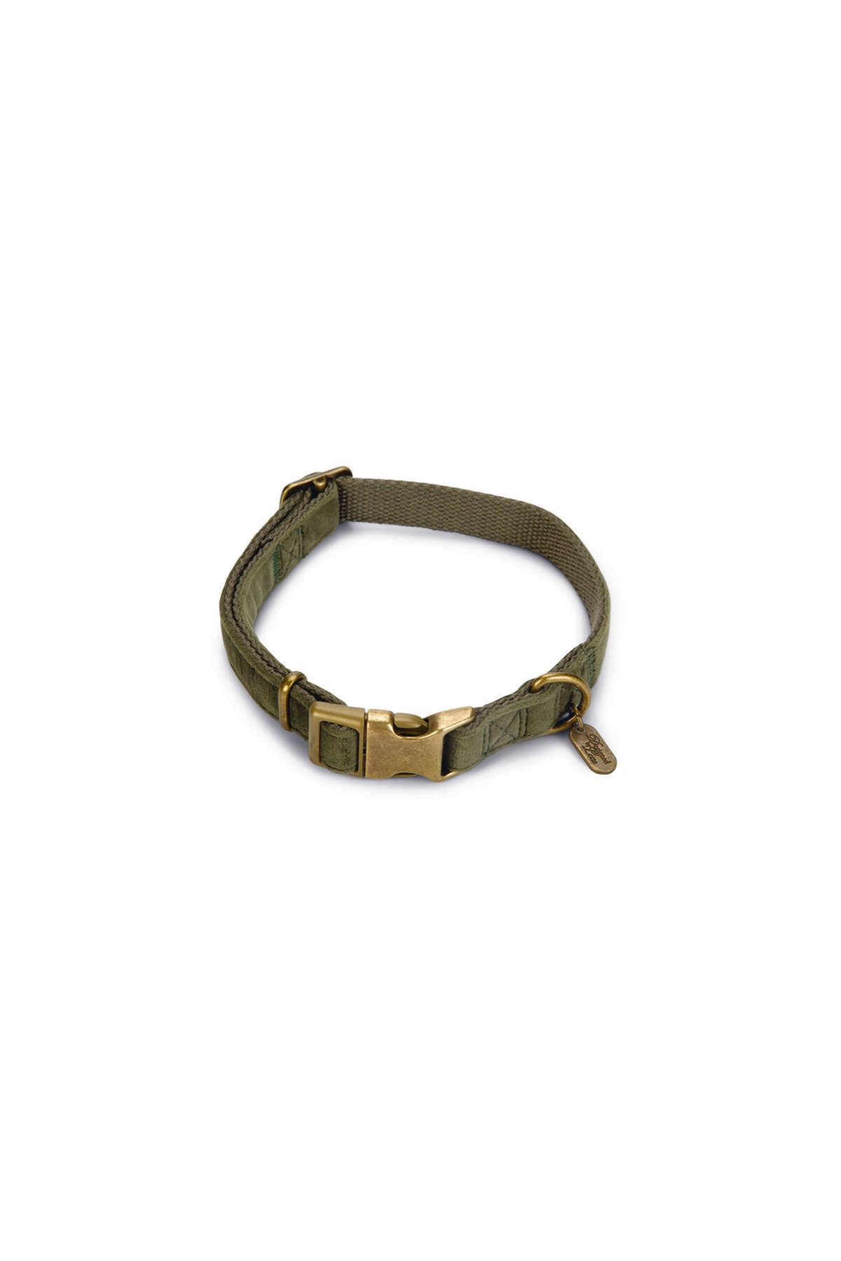 Beeztees DBL Köpek Tasması, Kadife, Nefti, 35-50cm, 20mm GLSTD