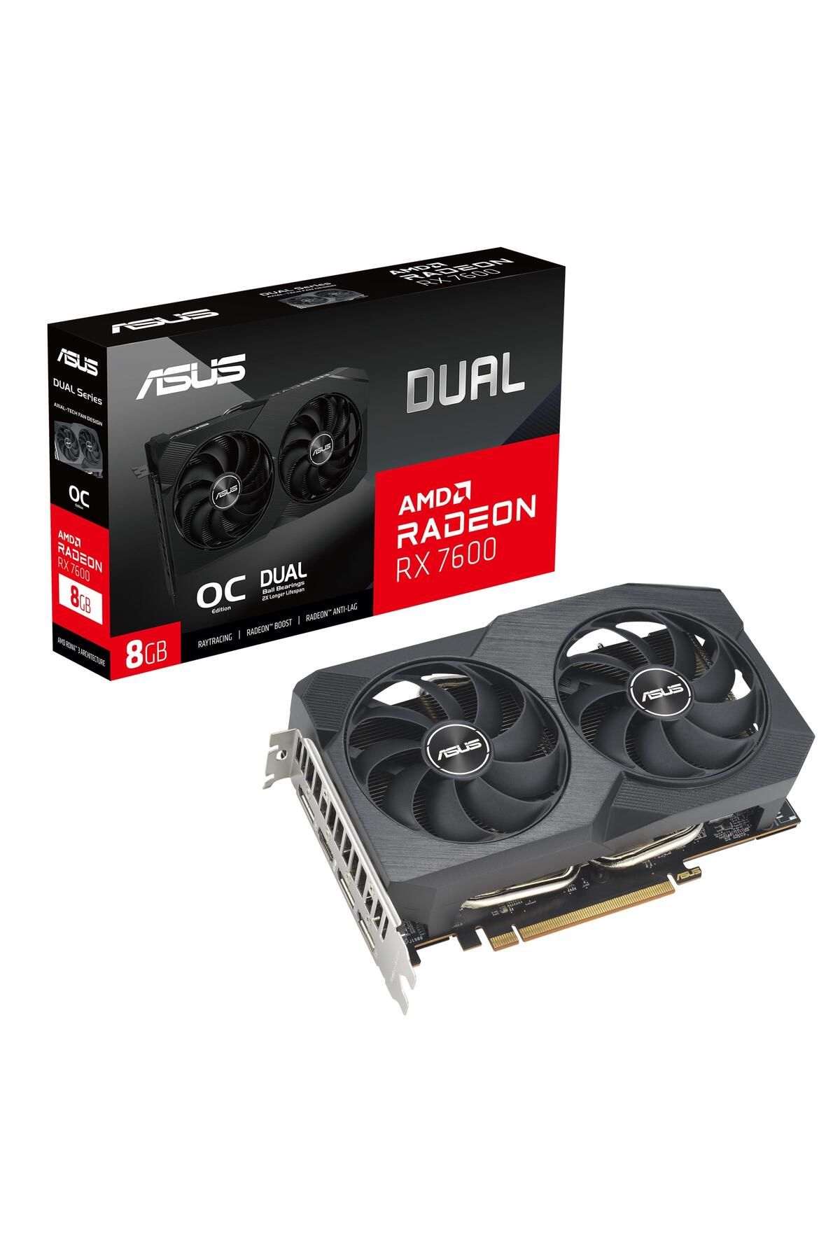 ASUS Dual-rx7600-o8g-evo 8gb 128bıt Vga