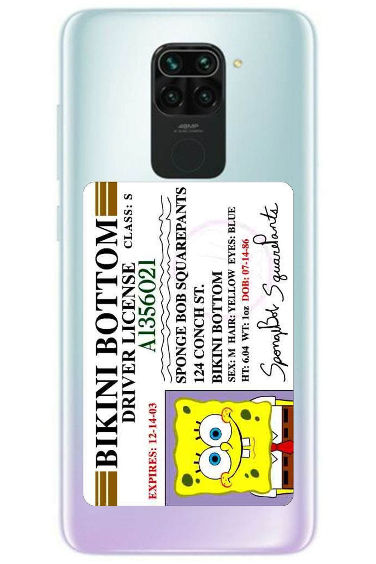 WANNA PROTECT Xiaomi Redmi Note 9 Driver Desenli Desenli Şeffaf Silikon Kılıfı