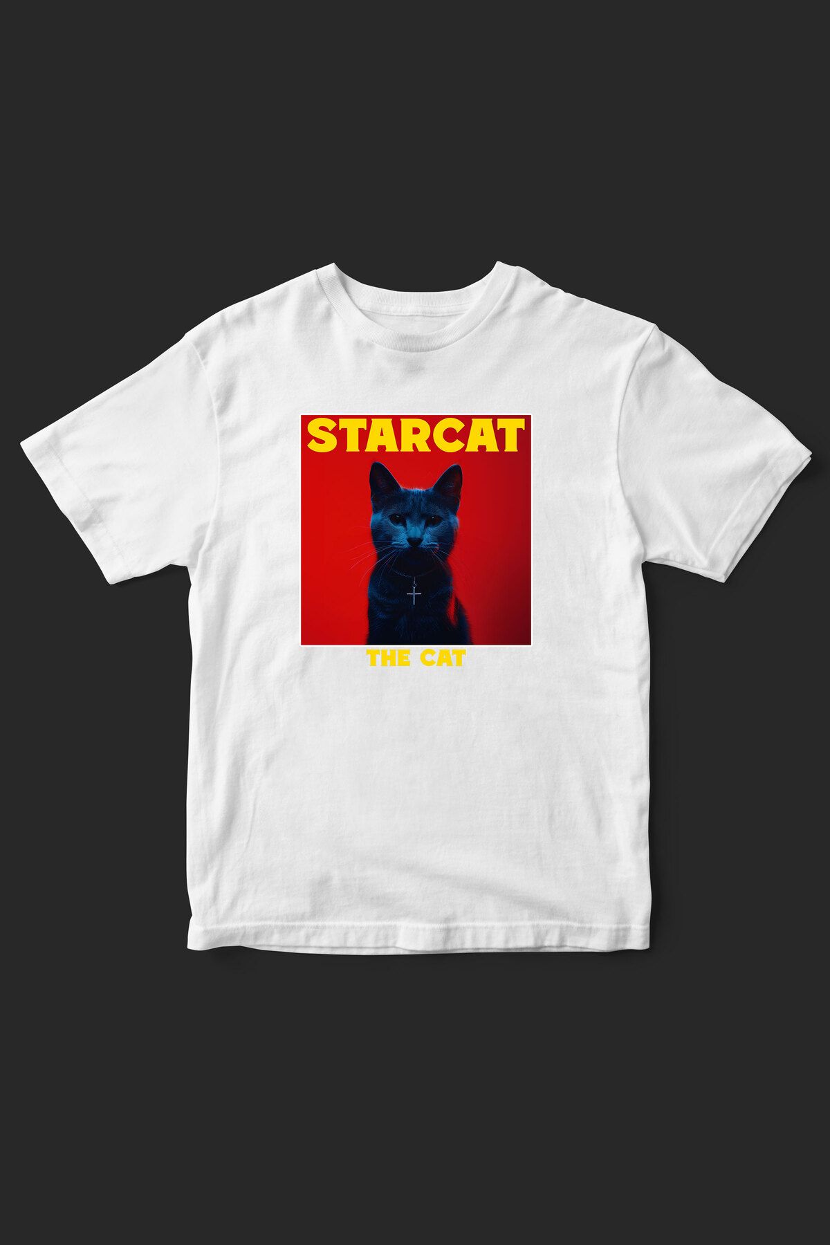 beloved.co starcat baskılı t-shirt