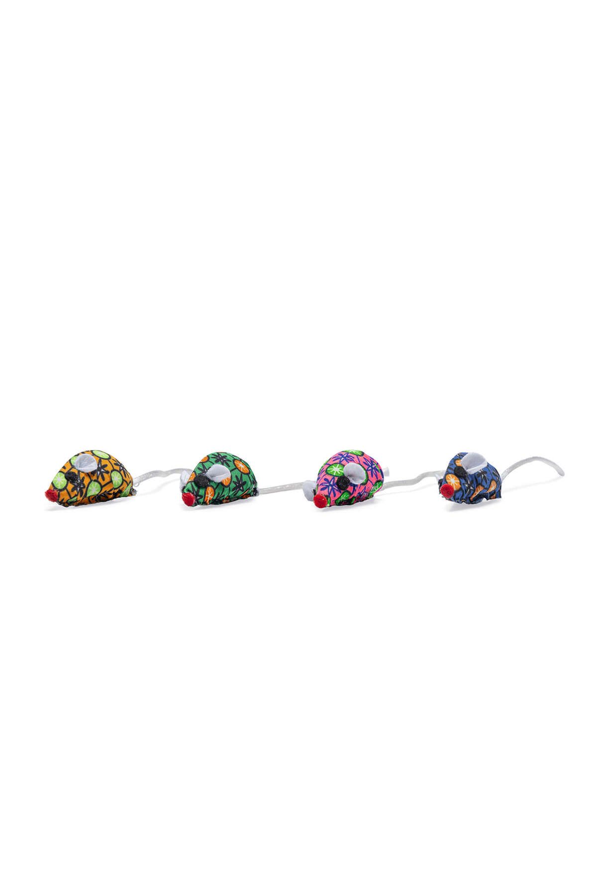 Beeztees Kedi Oyuncağı, Fare, Kumaş, Çeşitli Renklerde, 5cm SVLRS