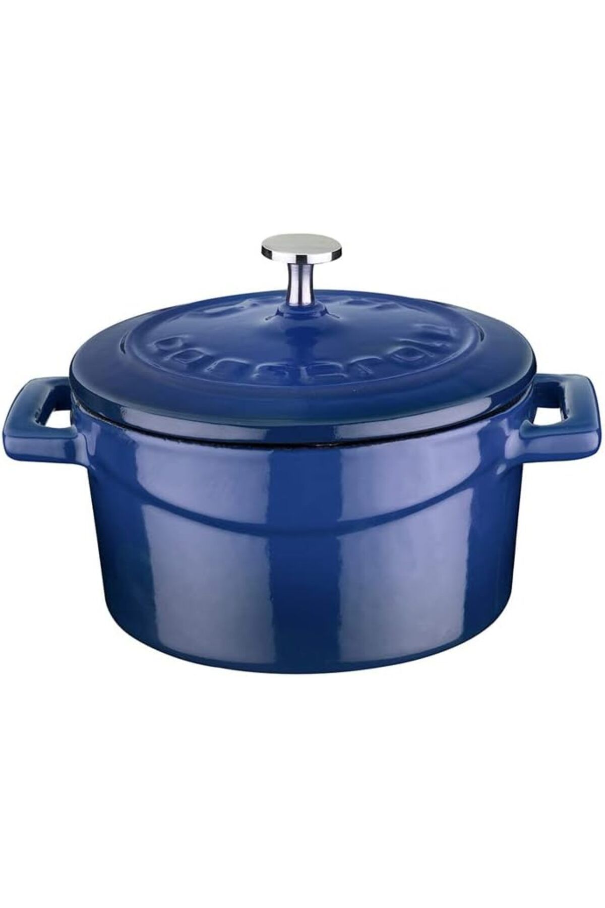 DERİK Derik Metal Döküm Mini Tencere, Trendy, 10 cm, 0.35 L Hacim, Mavi YENİ 1122015