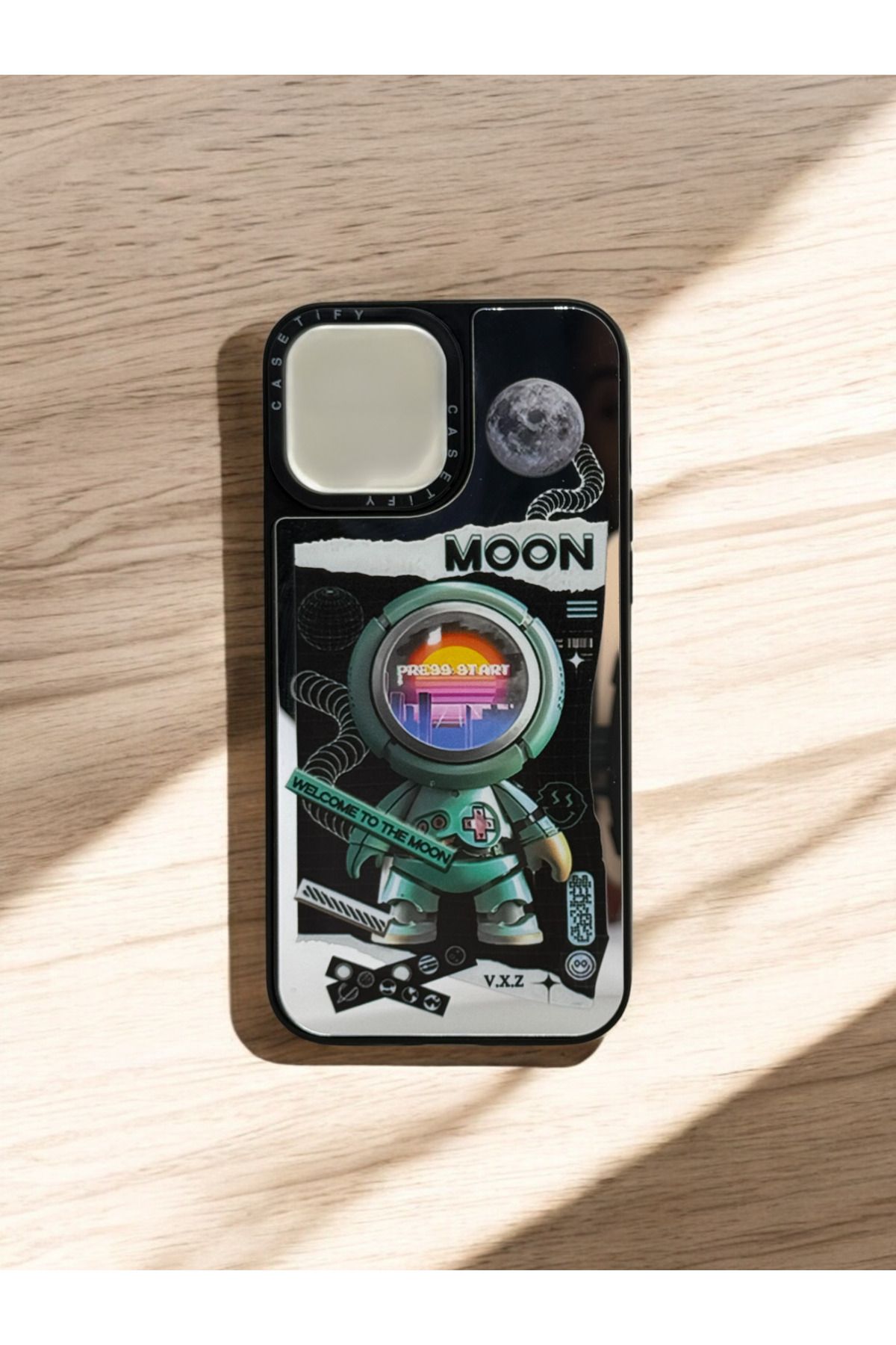 DUBİGOLD İPHONE 13 PRO MAX UYUMLU ASTRONOT AYNALI TELEFON KILIFI