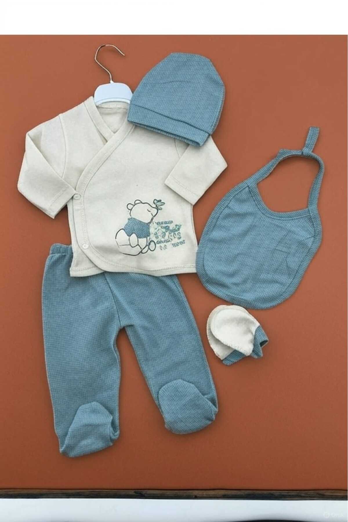 Bebeloji Baby Hastane Çıkışı 5 li Set Yeni Doğan 5 li Set