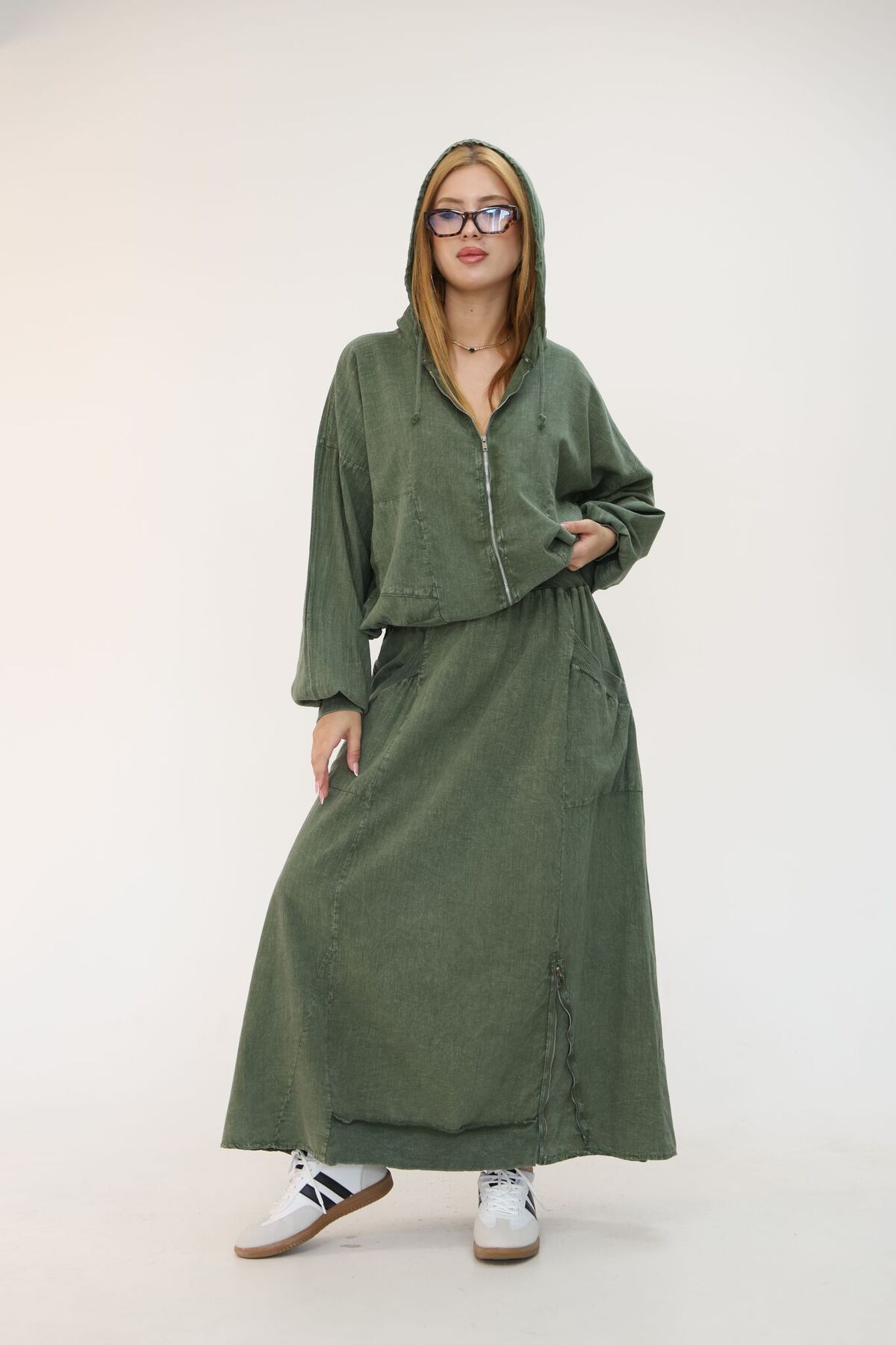 Sevimli Butik KAPÜŞONLU PAMUKLU TAKIM