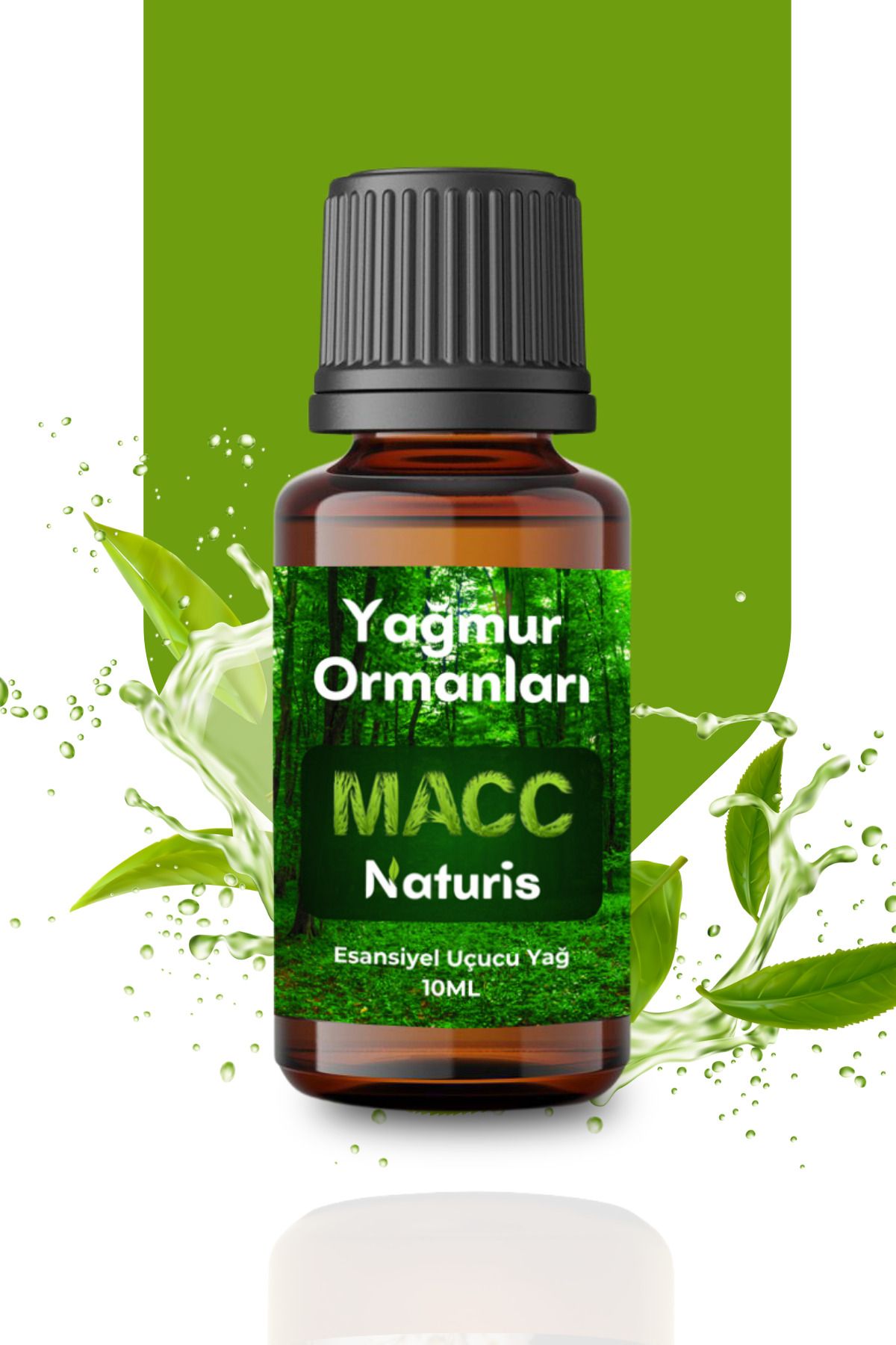MACC Naturis Yağmur Ormanları Esansiyel Uçucu Koku Yağ Difüzör Esans Yağı Aromaterapi Yağı Oda Kokusu 10ml