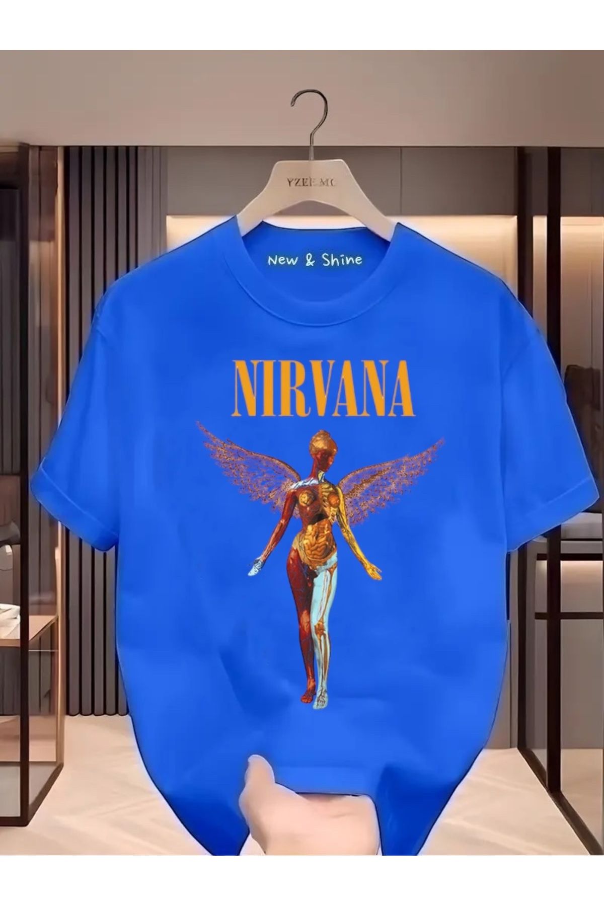 New Shine Nirvana Büyük Beden Oversize T-Shirt