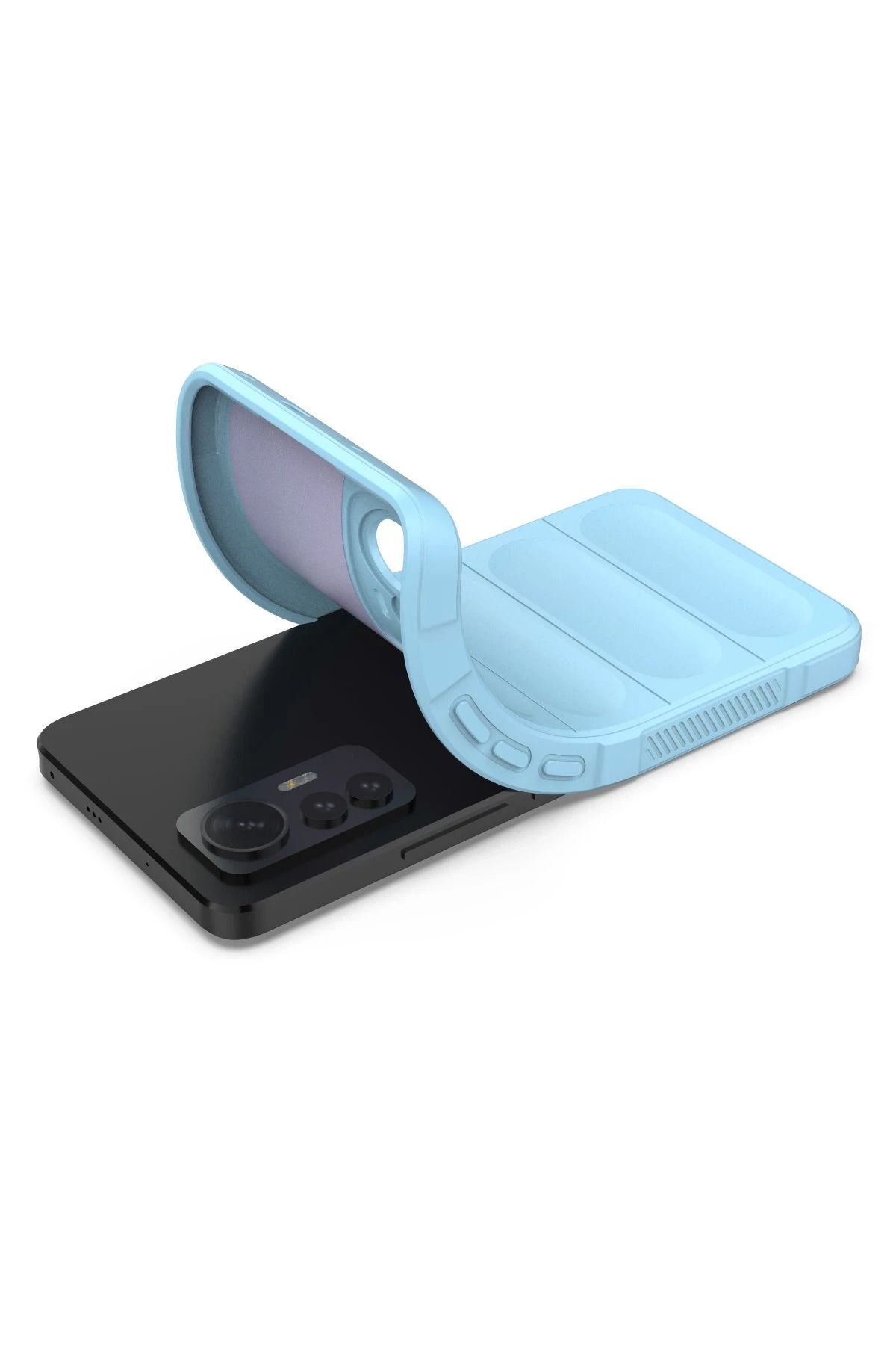 NewFace Xiaomi Mi 12 Lite Uyumlu Kılıf Optimum Silikon - Sky Blue SVLRS