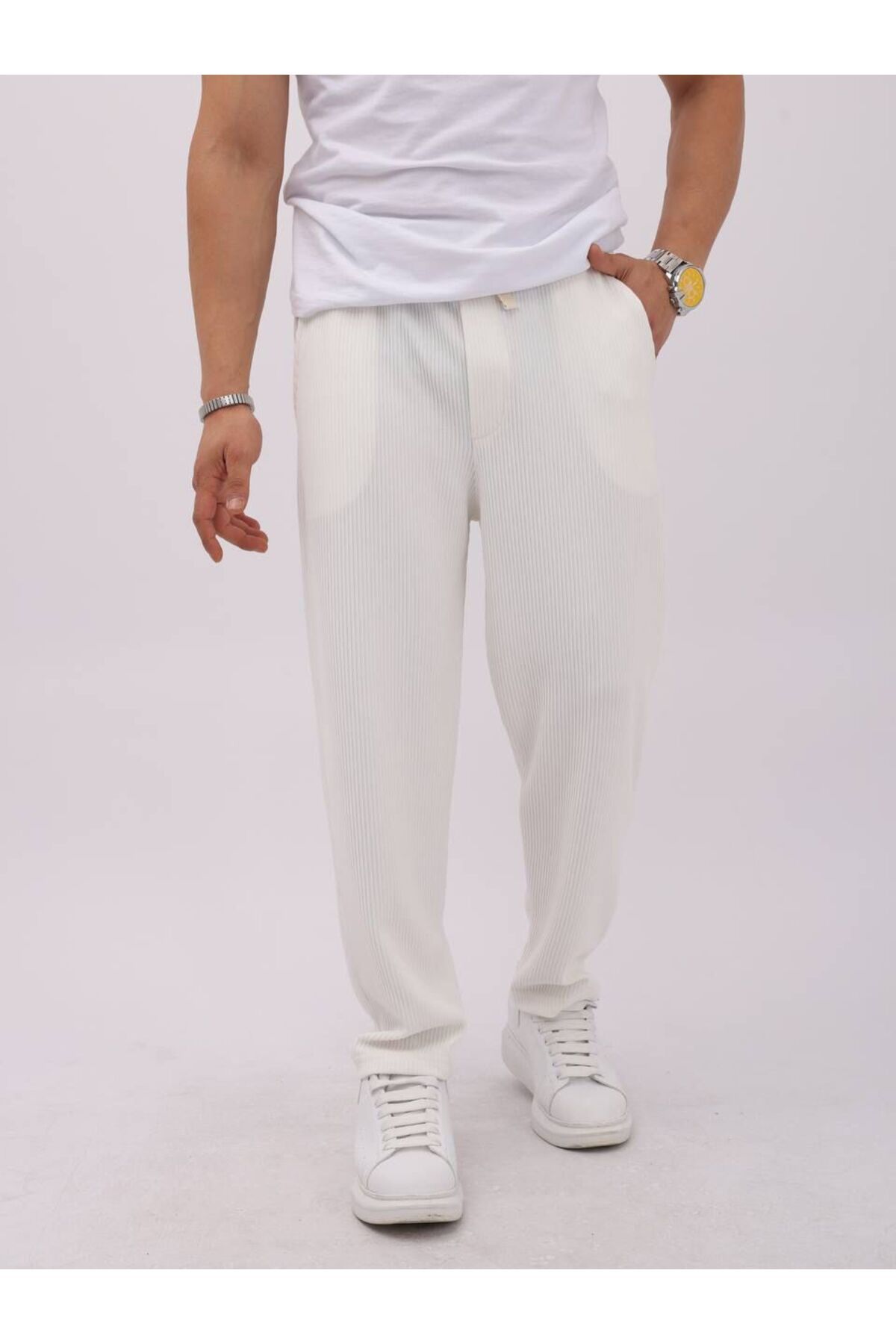 BAGGY Likralı Kumaş Jogger Eşofman