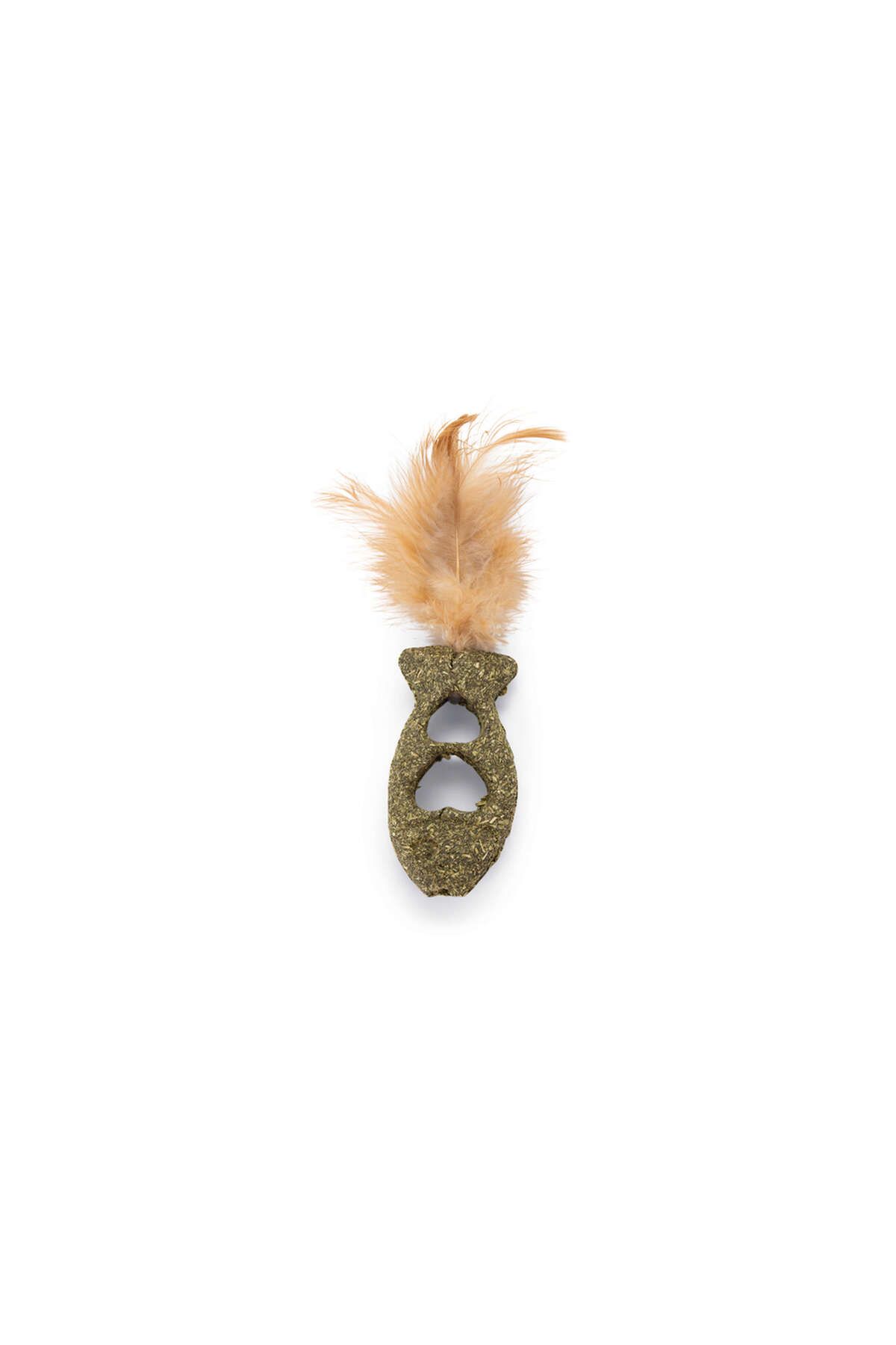 Beeztees Kedi Oyuncağı, Kediotu Balık, Tüylü, 12x3,5cm SVLRS