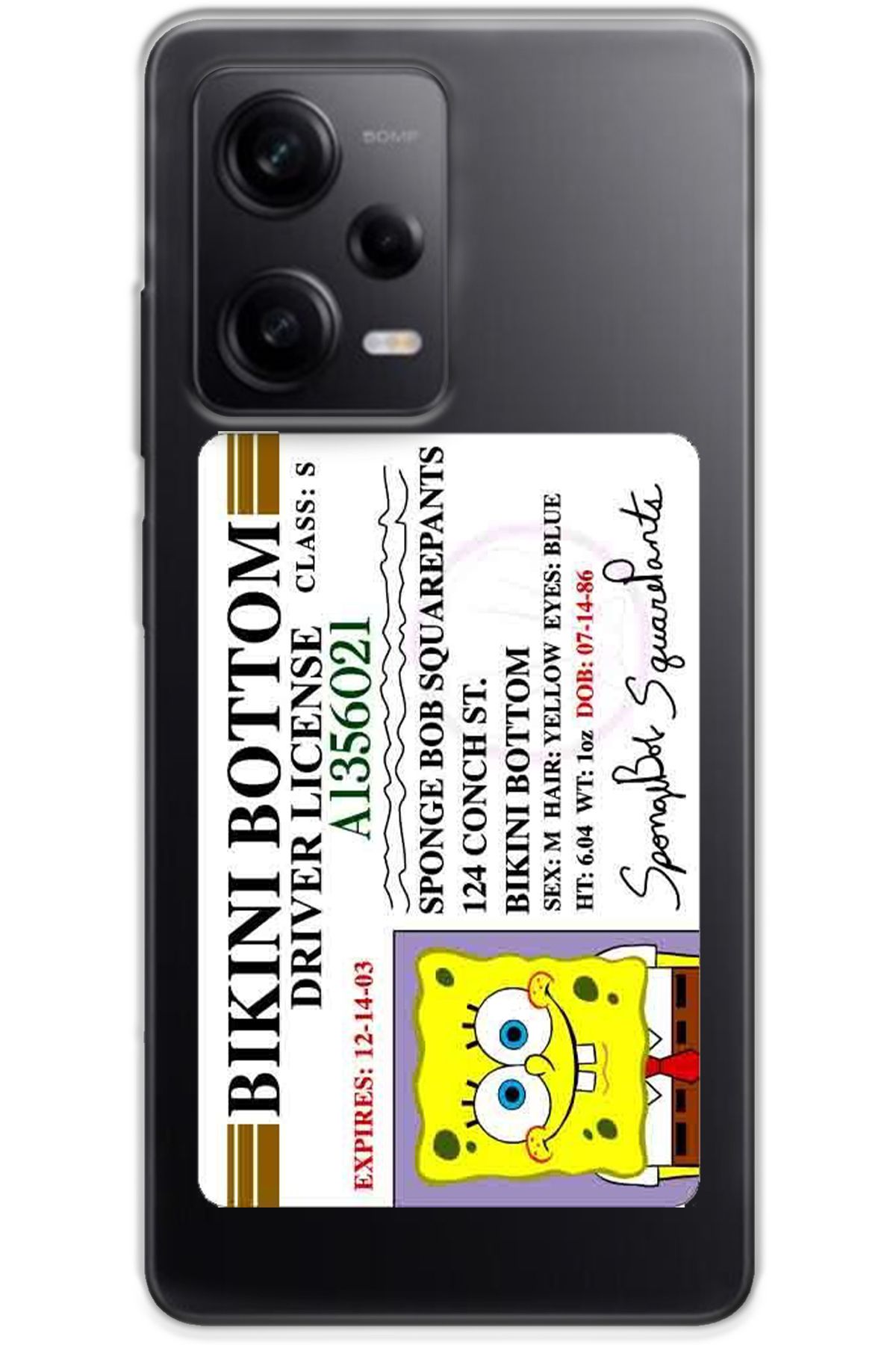WANNA PROTECT Xiaomi Redmi Note 12 Şeffaf Driver Desenli Silikon Telefon Kılıfı