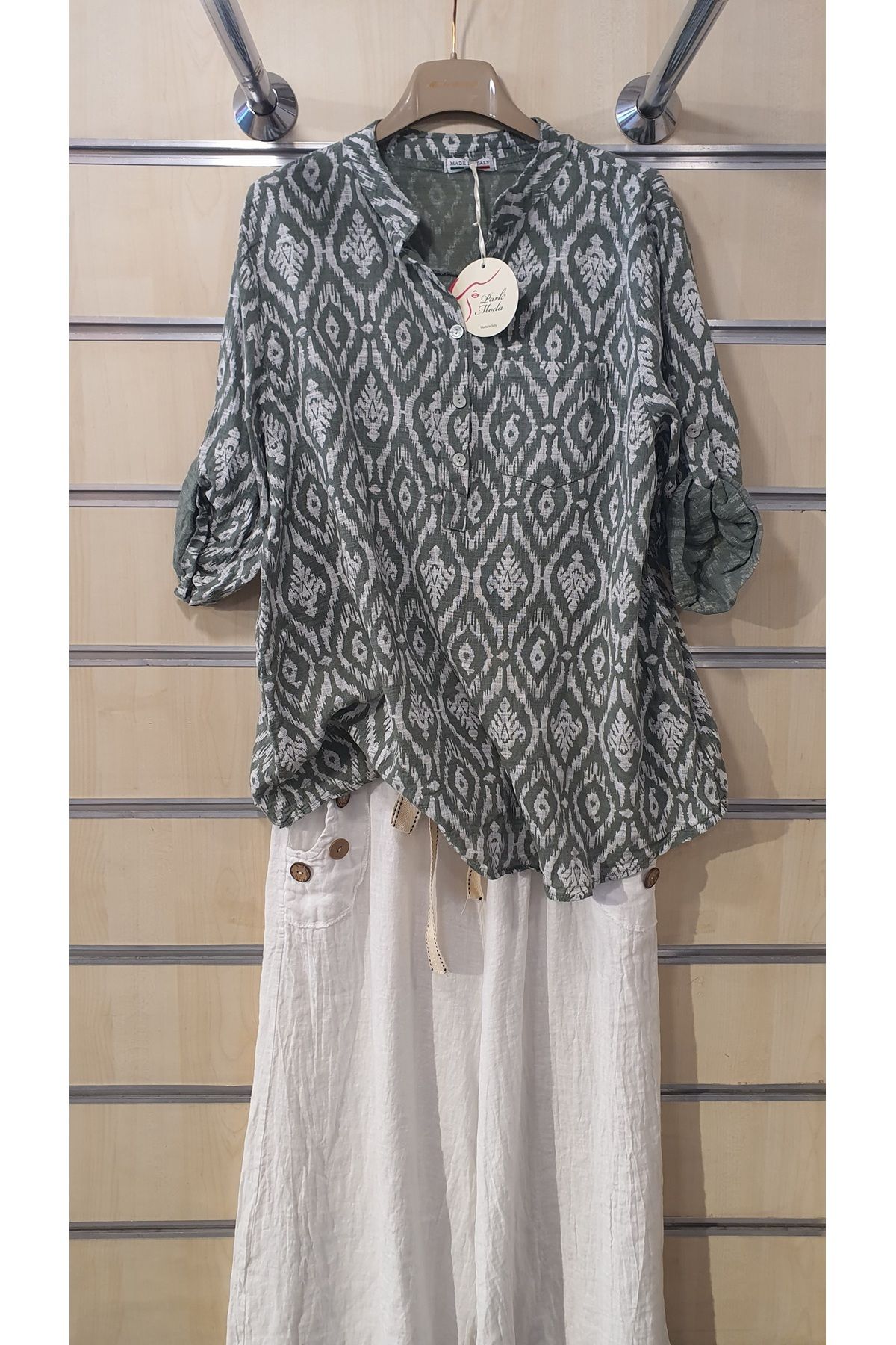 Park Moda ÇİNİ DESEN İTALYAN GÖMLEK
