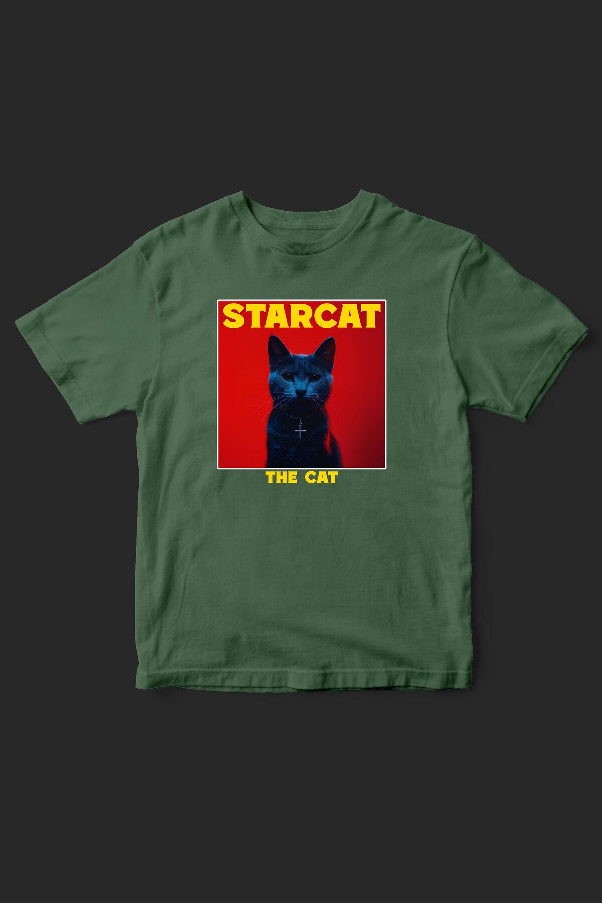beloved.co starcat baskılı t-shirt