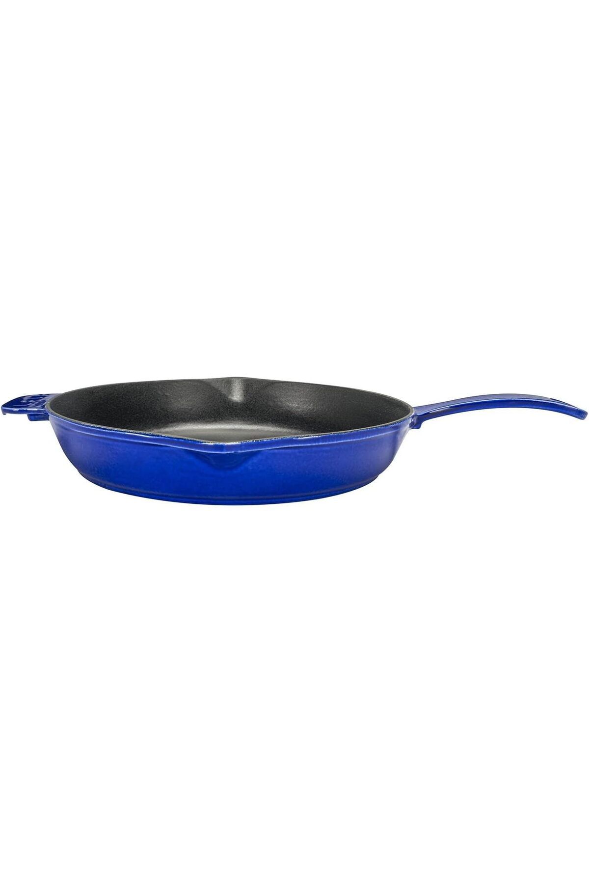DERİK Derik Metal Premium Serisi - Döküm Kızartma Tavası, Yuvarlak, 28 cm, Majolik Mavi YENİ 1122015