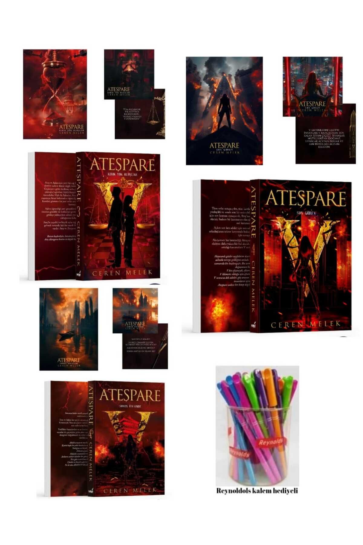 İndigo Kitap Ateşpare 3 4 ve 4.5 Ciltsiz 3 kitap set