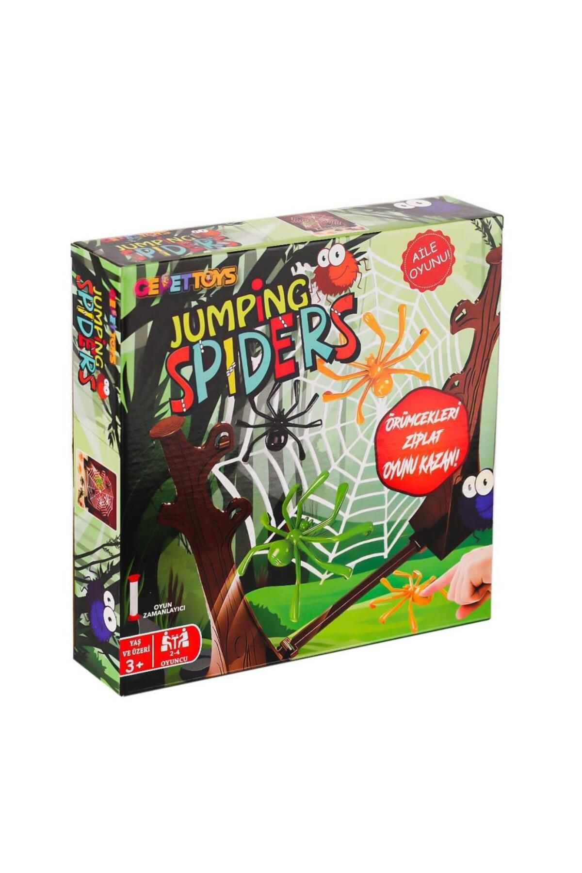 Shop58 Nessiworld JS Jumping Spider Eğlenceli Aile kutu Oyunları -Gepettoys