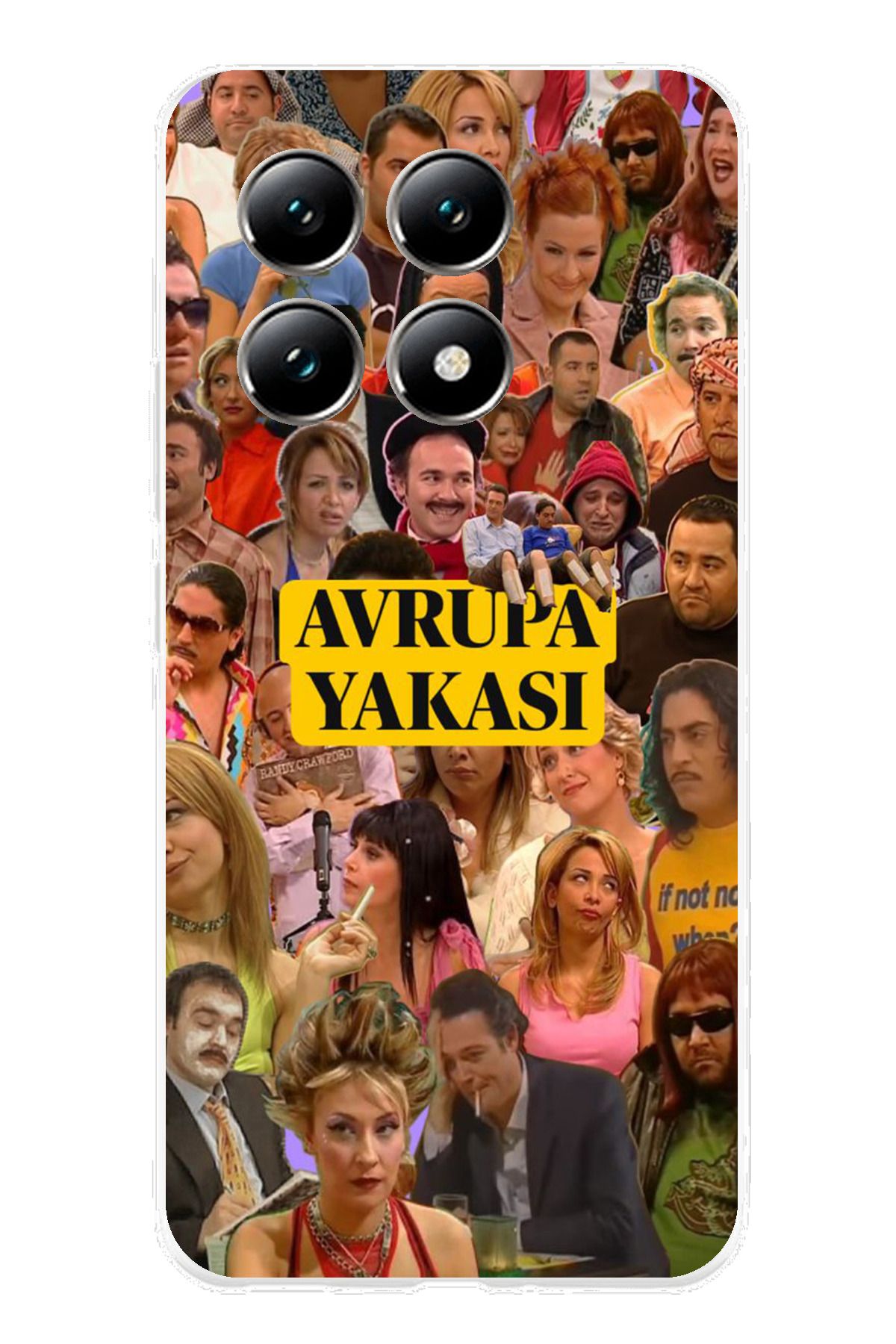 TechTree Mi 14T Uyumlu Avrupa Yakası Şeffaf Silikon Kılıf