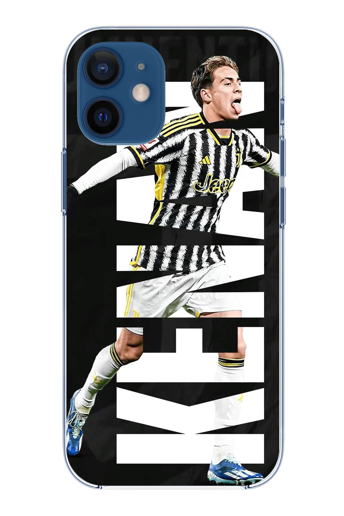 TechTree iPhone 12 Mini Uyumlu Kenan Yıldız Sevinç Şeffaf Silikon Kılıf
