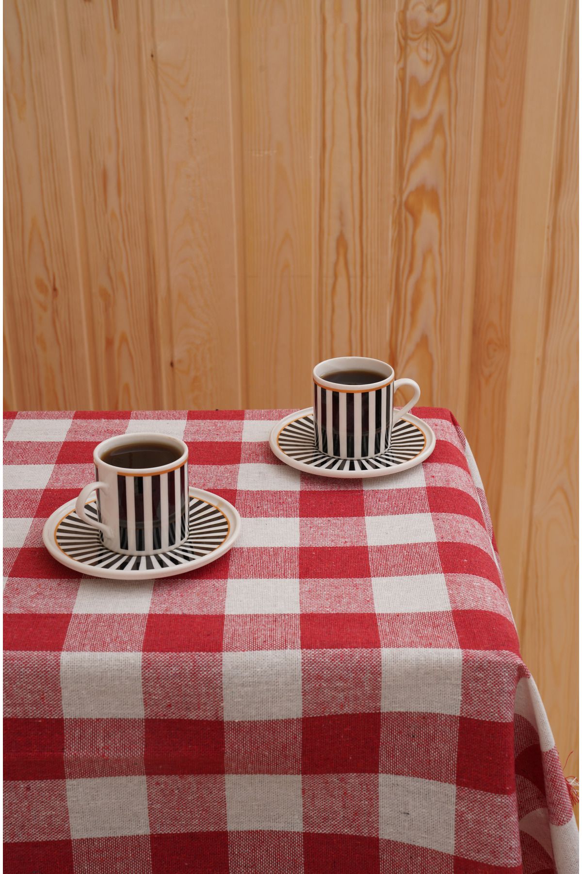 ARVEN HOME COLLECTİON PÖTİ KARELİ MASA ÖRTÜSÜ & SOFRA BEZİ & PİKNİK ÖRTÜSÜ ÇOK AMAÇLI 150x150 CM