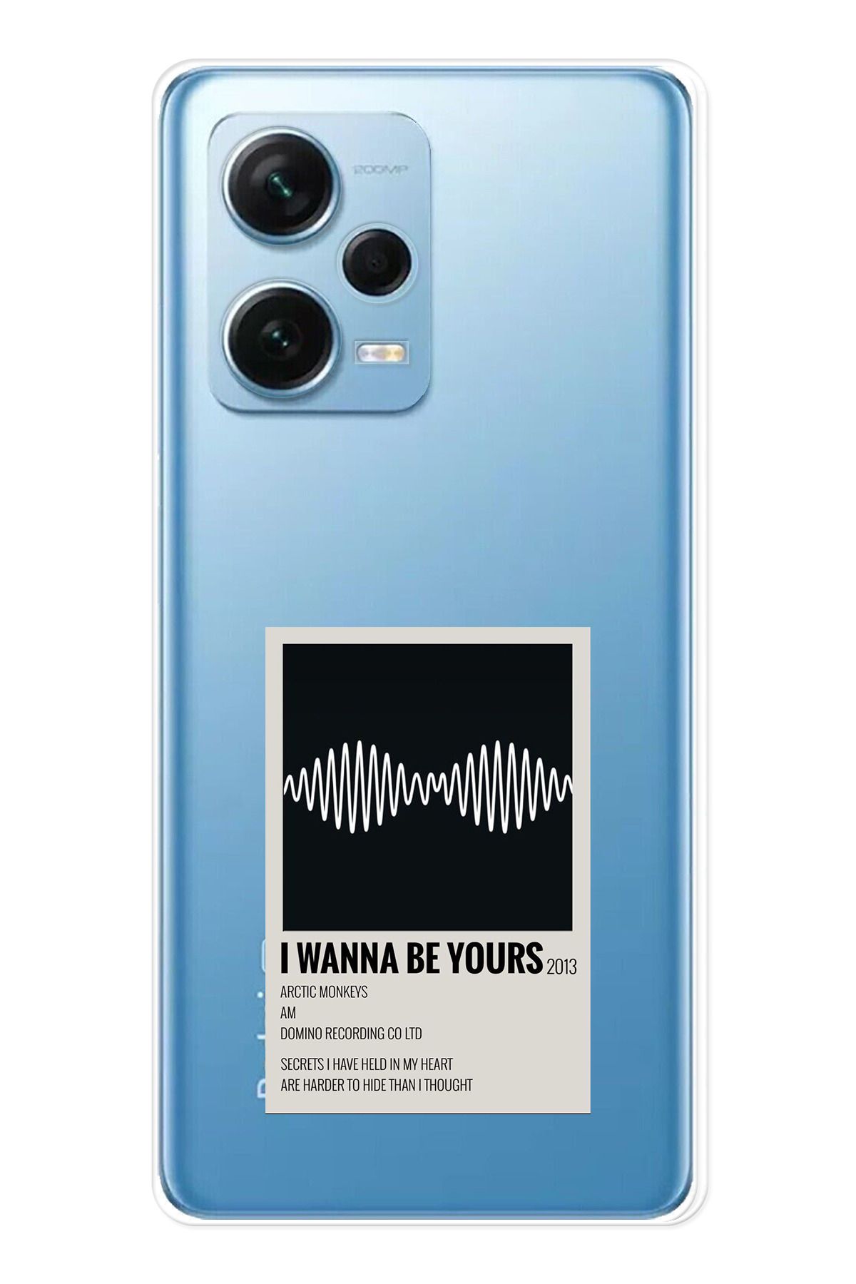 TechTree Redmi Note 12 PRO 5G Uyumlu I Wanna Be Yours Şeffaf Silikon Kılıf