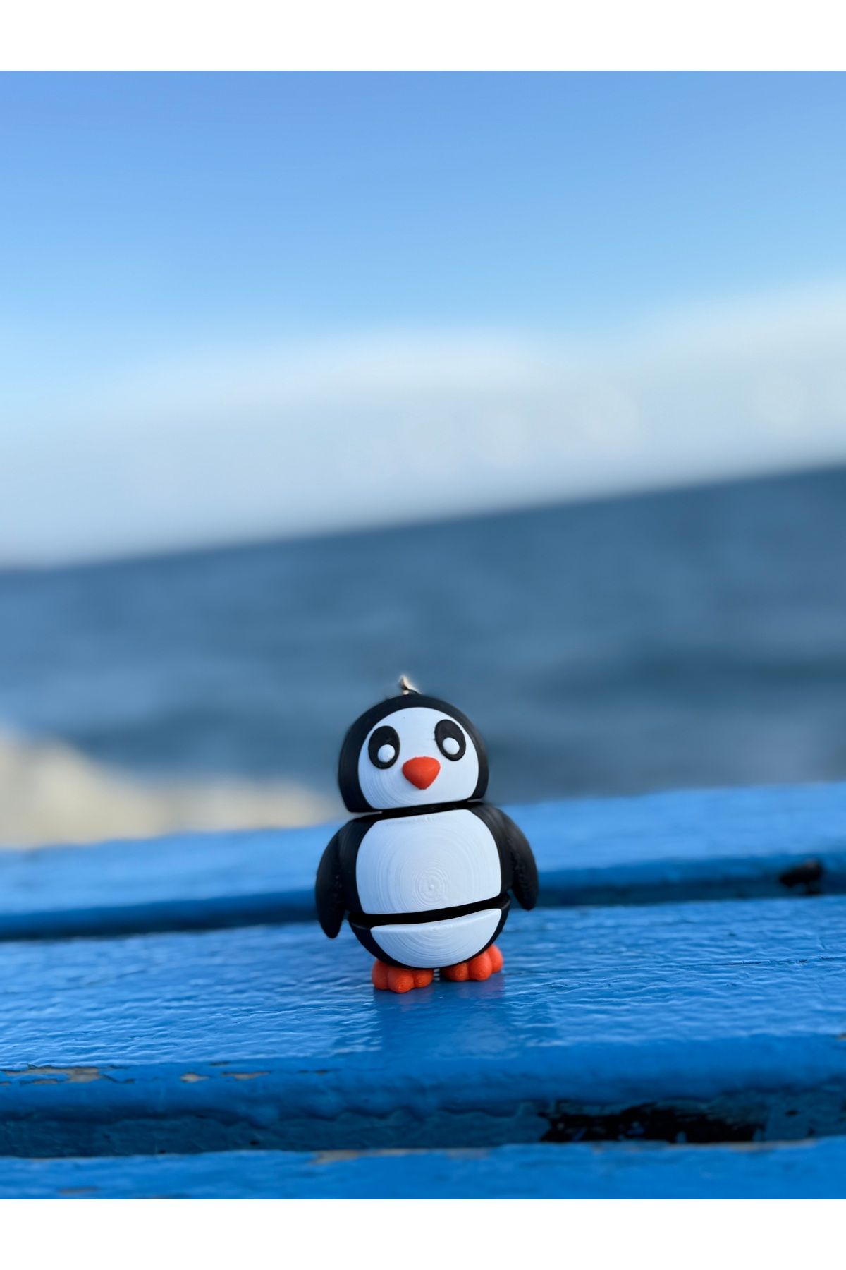3dyonix Penguen Hareketli Anahtarlık