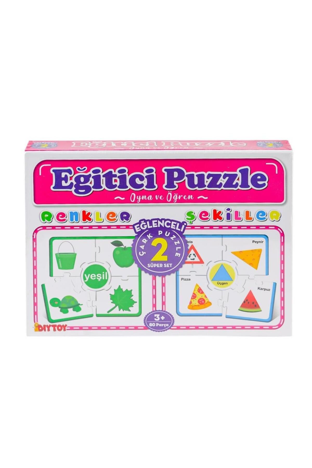 Shop58 Nessiworld 7194 Çark Puzzle Renkler Şekiller -Dıytoy