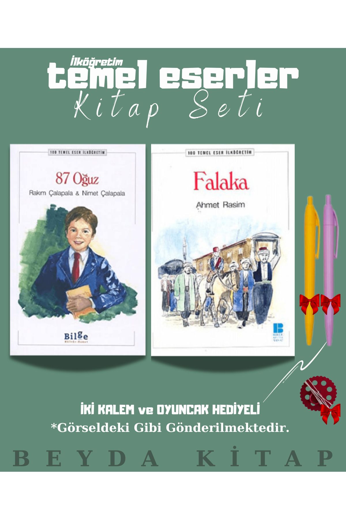 Bilge Kültür Sanat 87 Oğuz - Falaka - Oyuncak ve Kalem - 100 Temel Eser Kitap Seti