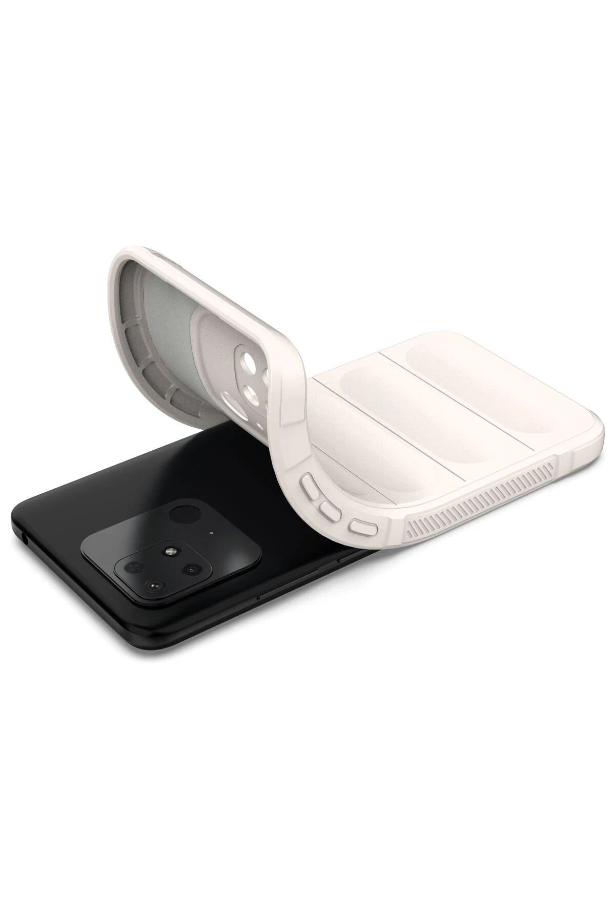 NewFace Xiaomi Redmi 10C Uyumlu Kılıf Optimum Silikon - Krem MRAYD