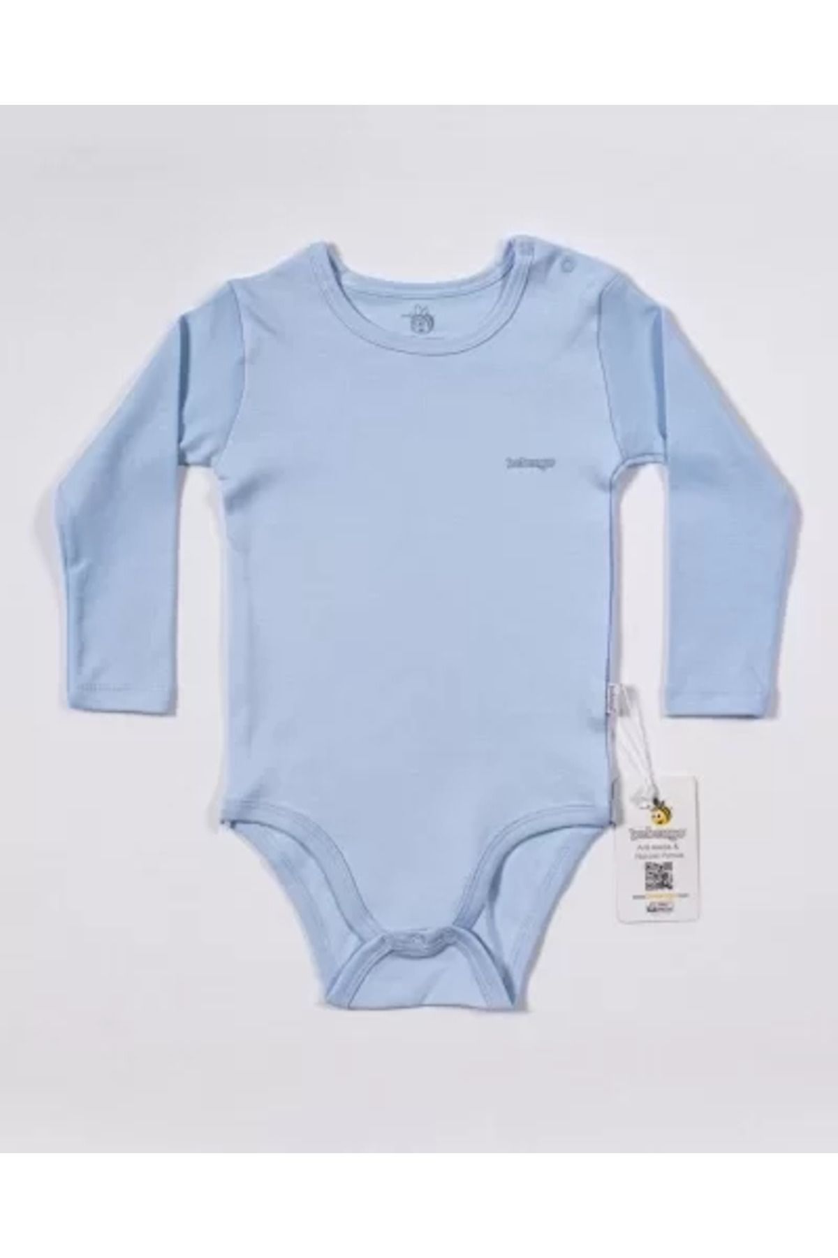 Shop58 Basic Uzun Kol Yaş Body Mavi