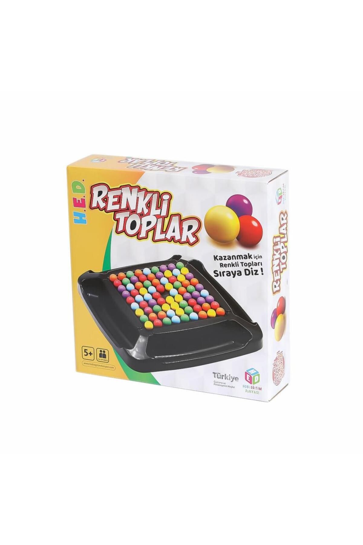 Shop58 Nessiworld HED 089 Renkli Toplar Kutu Oyunu -Hobi